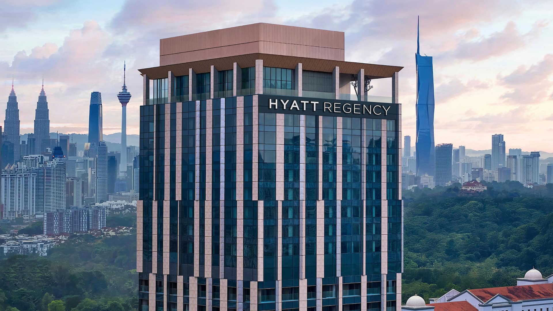 Hyatt Regency Kuala Lumpur Metropolis Hotel Against Tower