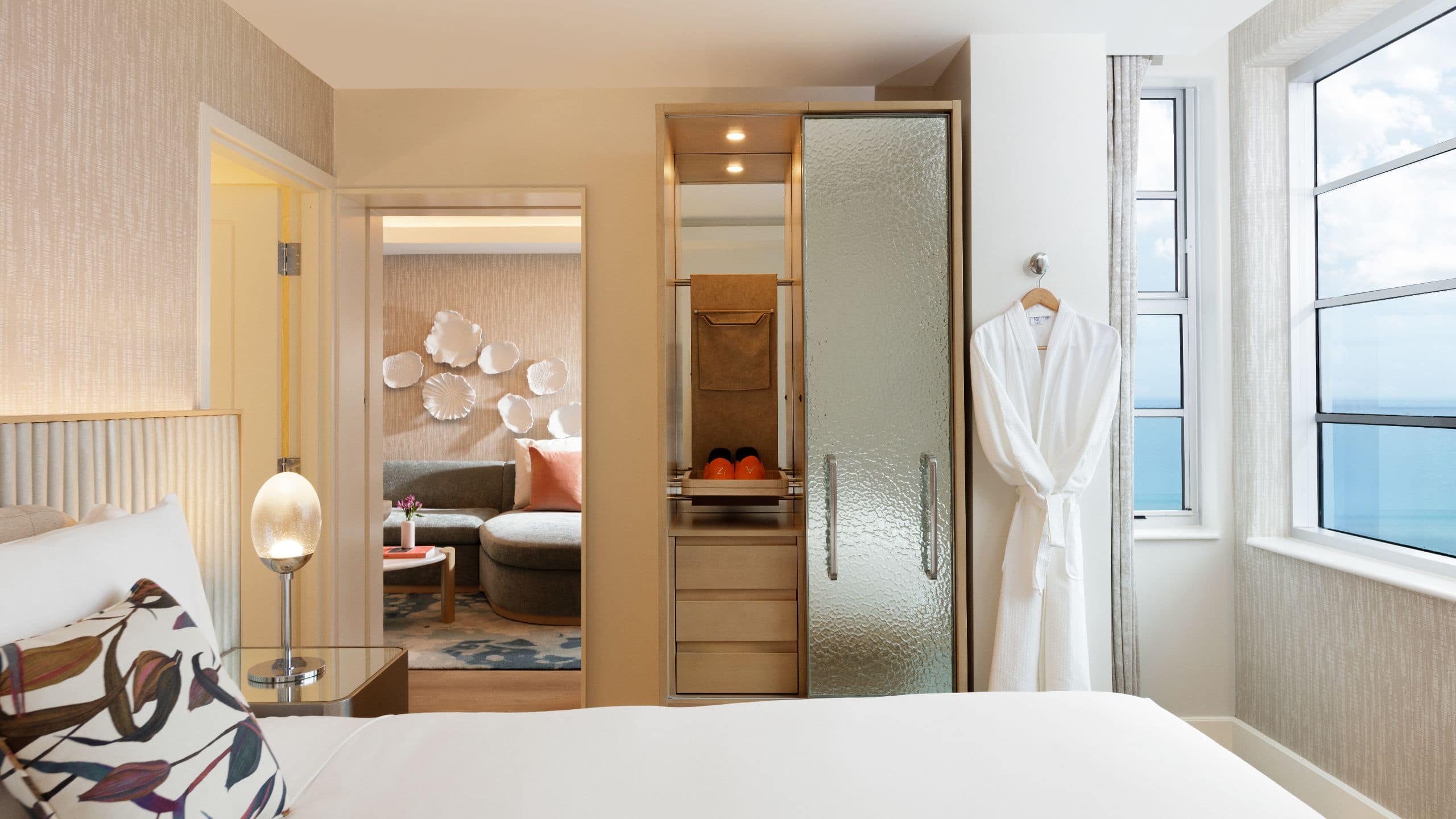 Andaz Miami Beach Oceanview Balcony Suite Bedroom