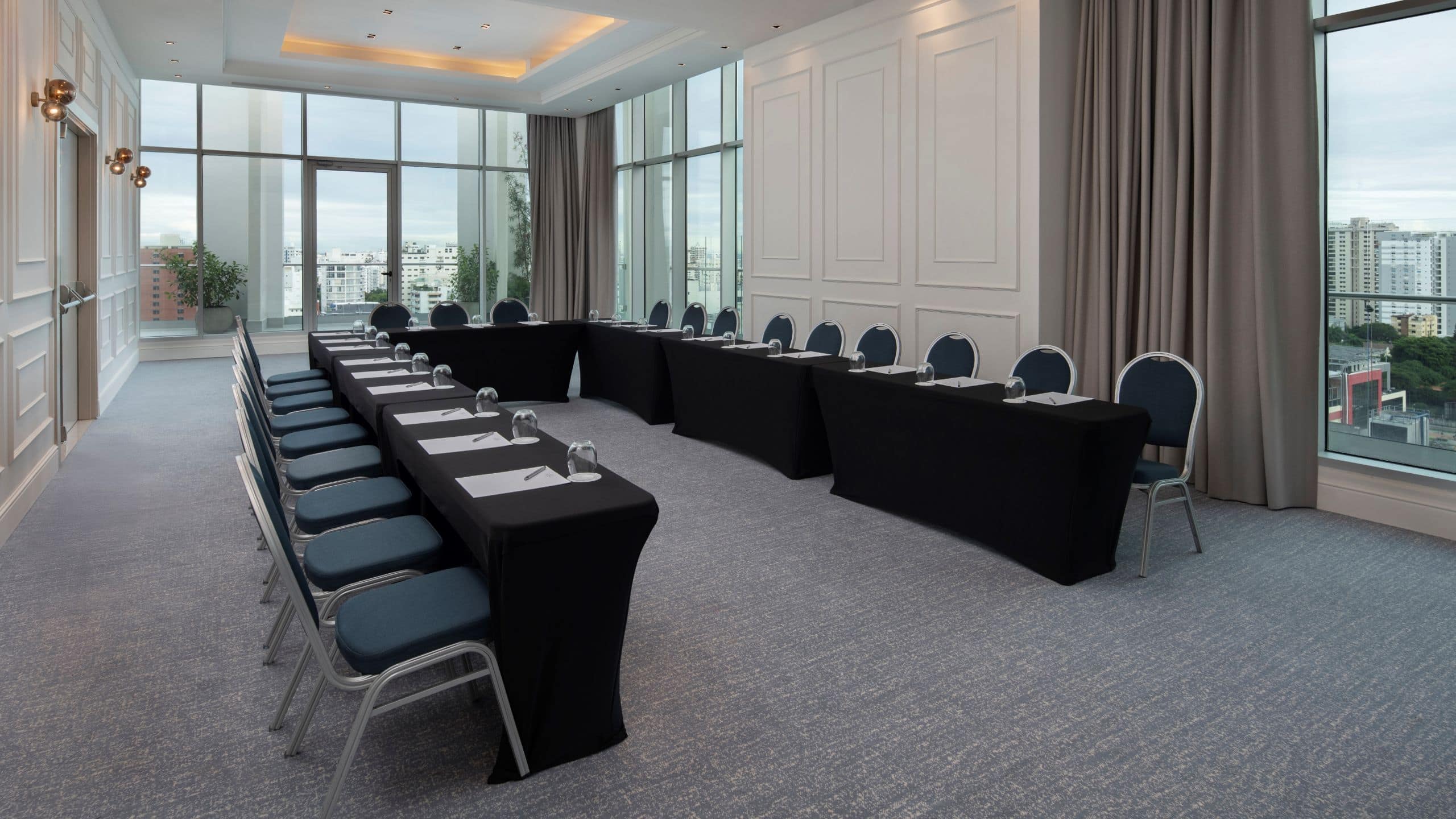 Hyatt Centric Santo Domingo Flora Meeting Room U Shape Setup