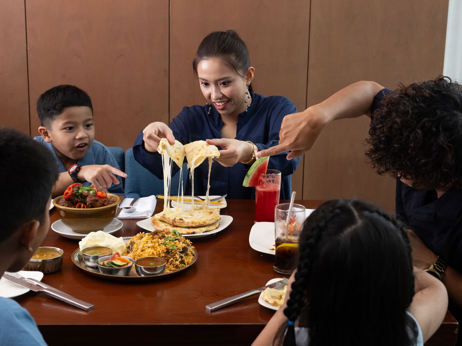Hyatt Regency Kinabalu Family Lunch Cheese Naan