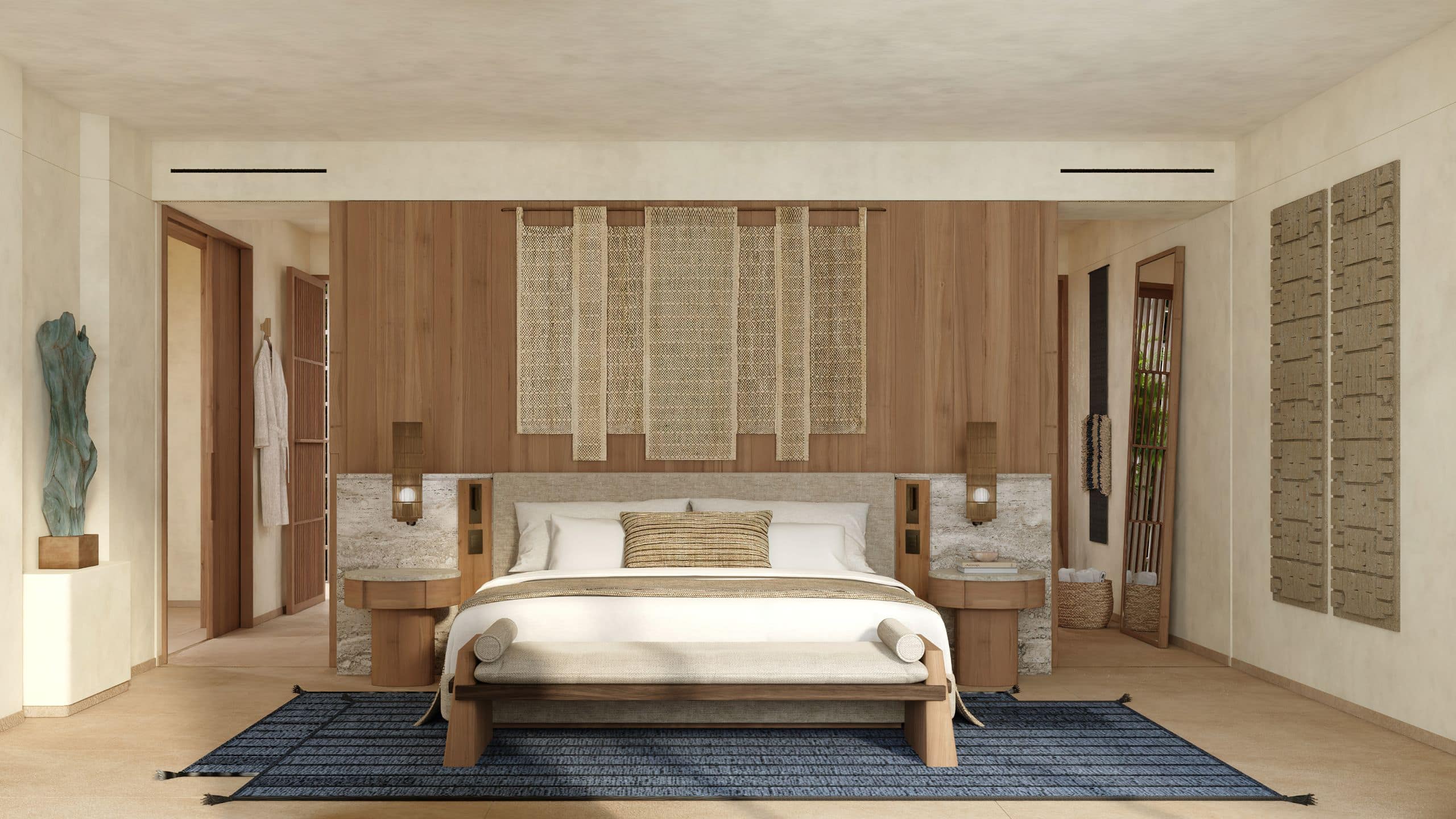 Alila Mayakoba  Executive Jr Suite Bedroom