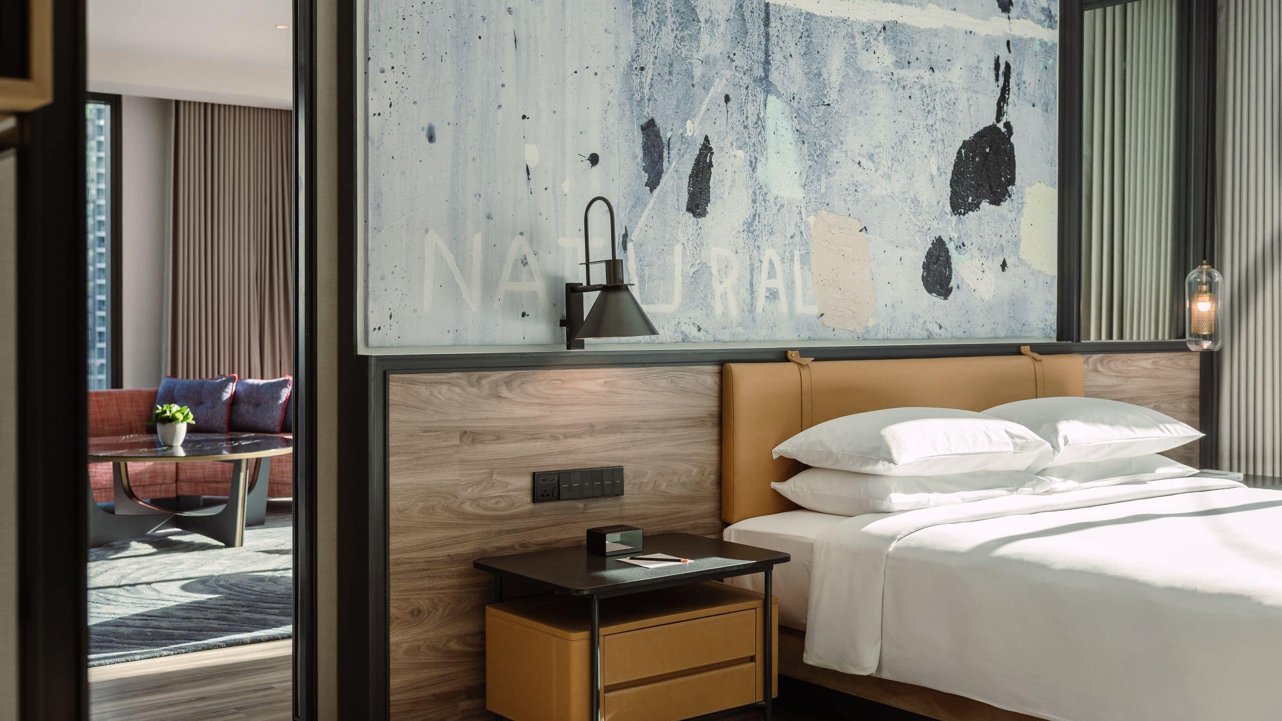 2 из 5 Hyatt Centric City Centre Kuala Lumpur Suite Bedroom And Living Area