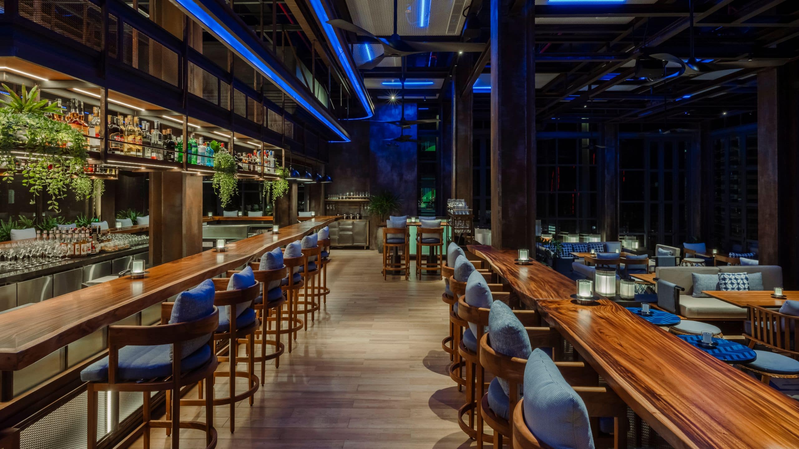 Hyatt Centric City Centre Kuala Lumpur Rooftop Bar Seating Area