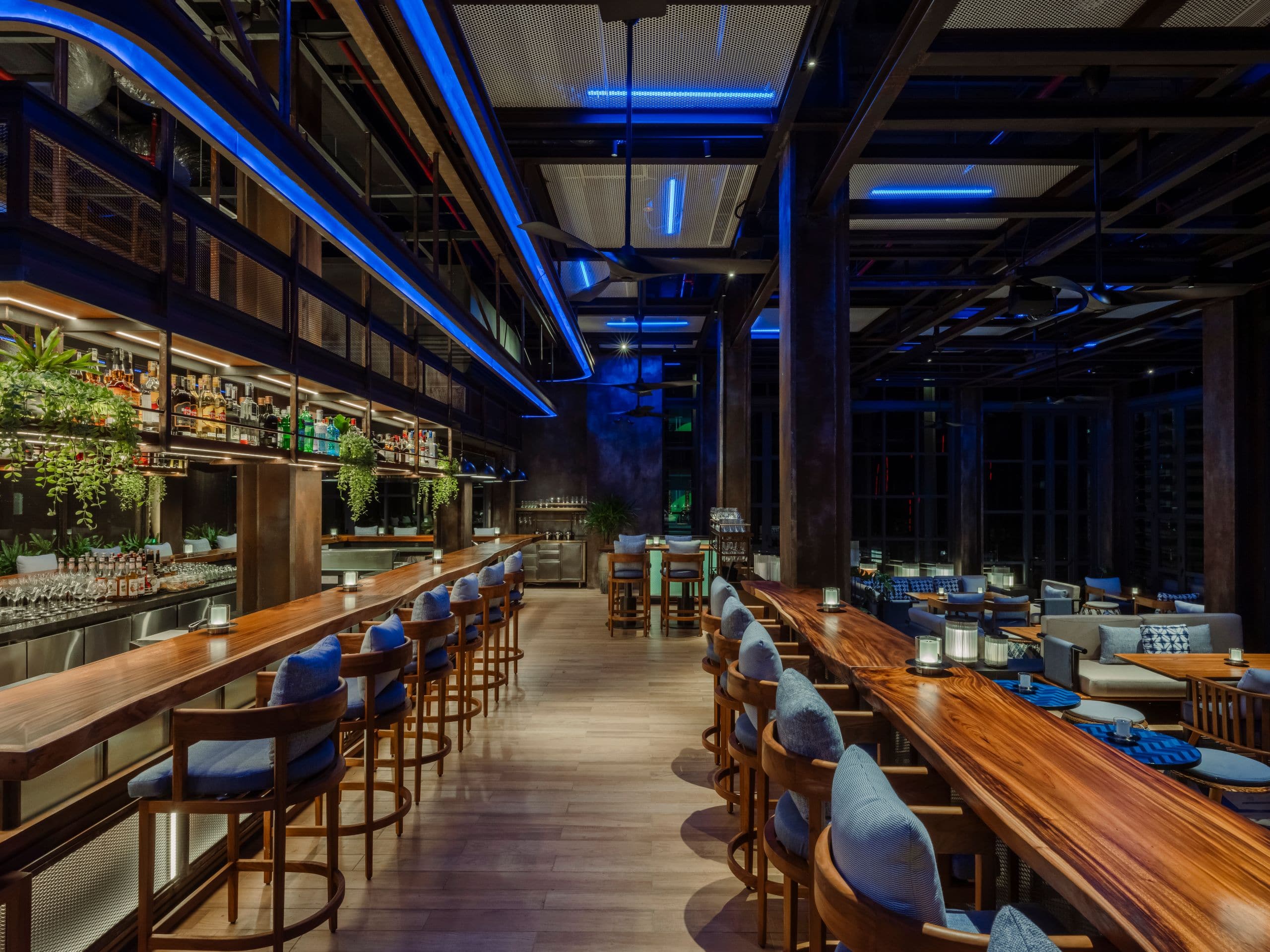 Hyatt Centric City Centre Kuala Lumpur Rooftop Bar Seating Area