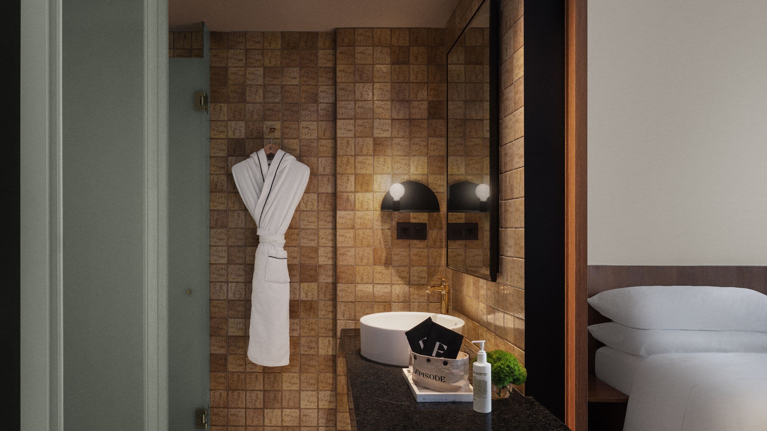 2 von 5 EPISODE Daan Taipei Standard Room Bathroom Sink