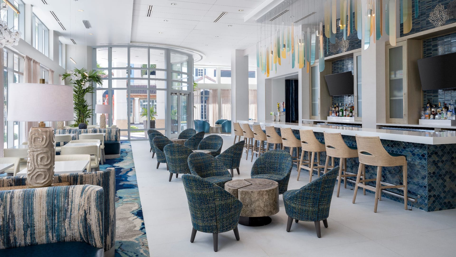 Hyatt Place Delray Beach Lobby Bar Seating