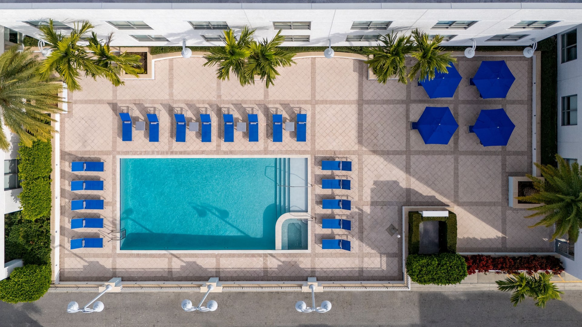 Hyatt Place Delray Beach Pool Aerial