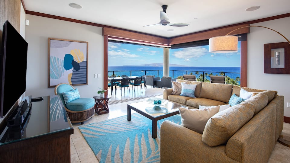Homes & Hideaways Wailea Beach Villas Living Room
