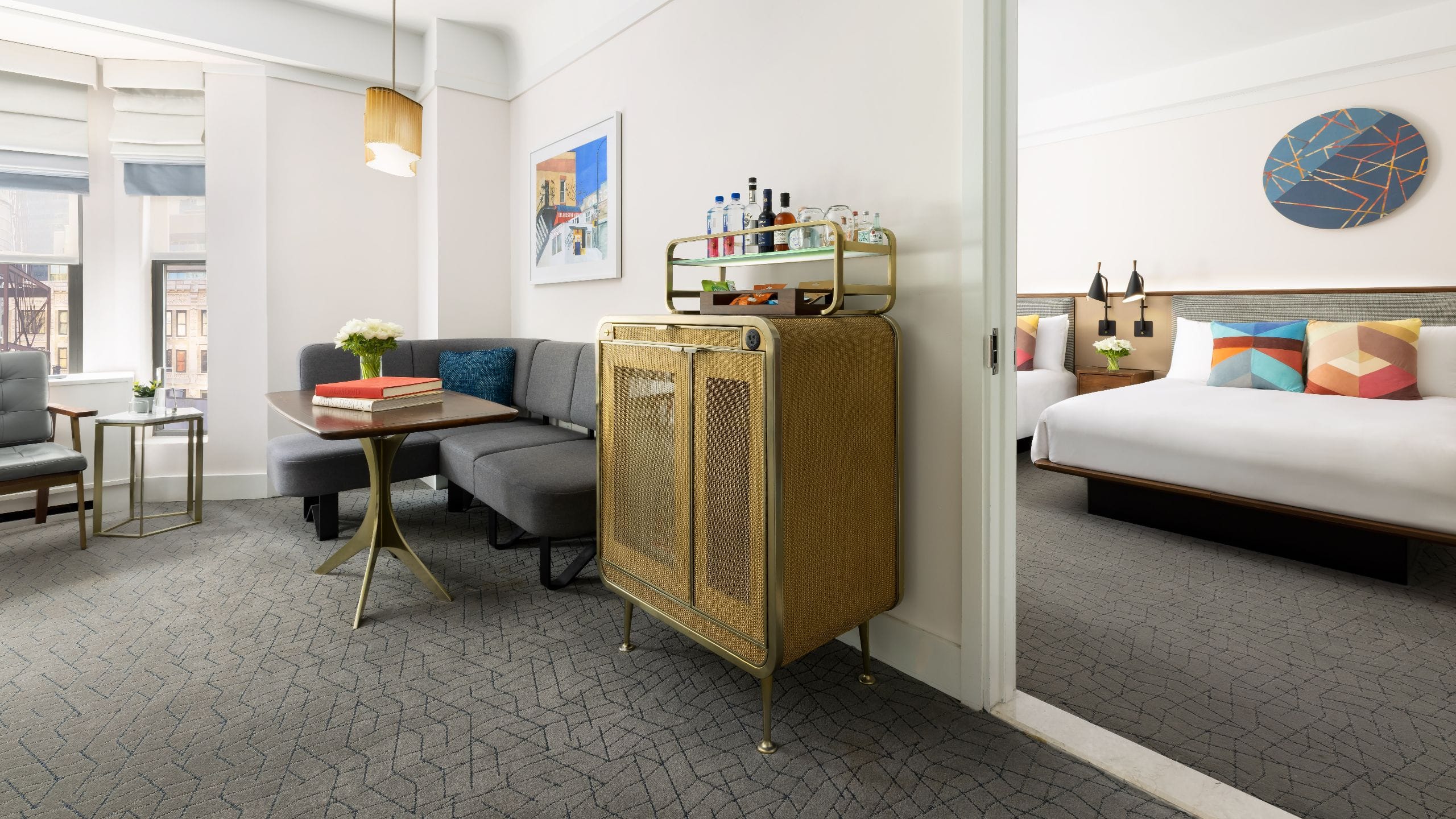 Hotel Seville NoMad Seville Suite Living Room And Bedroom