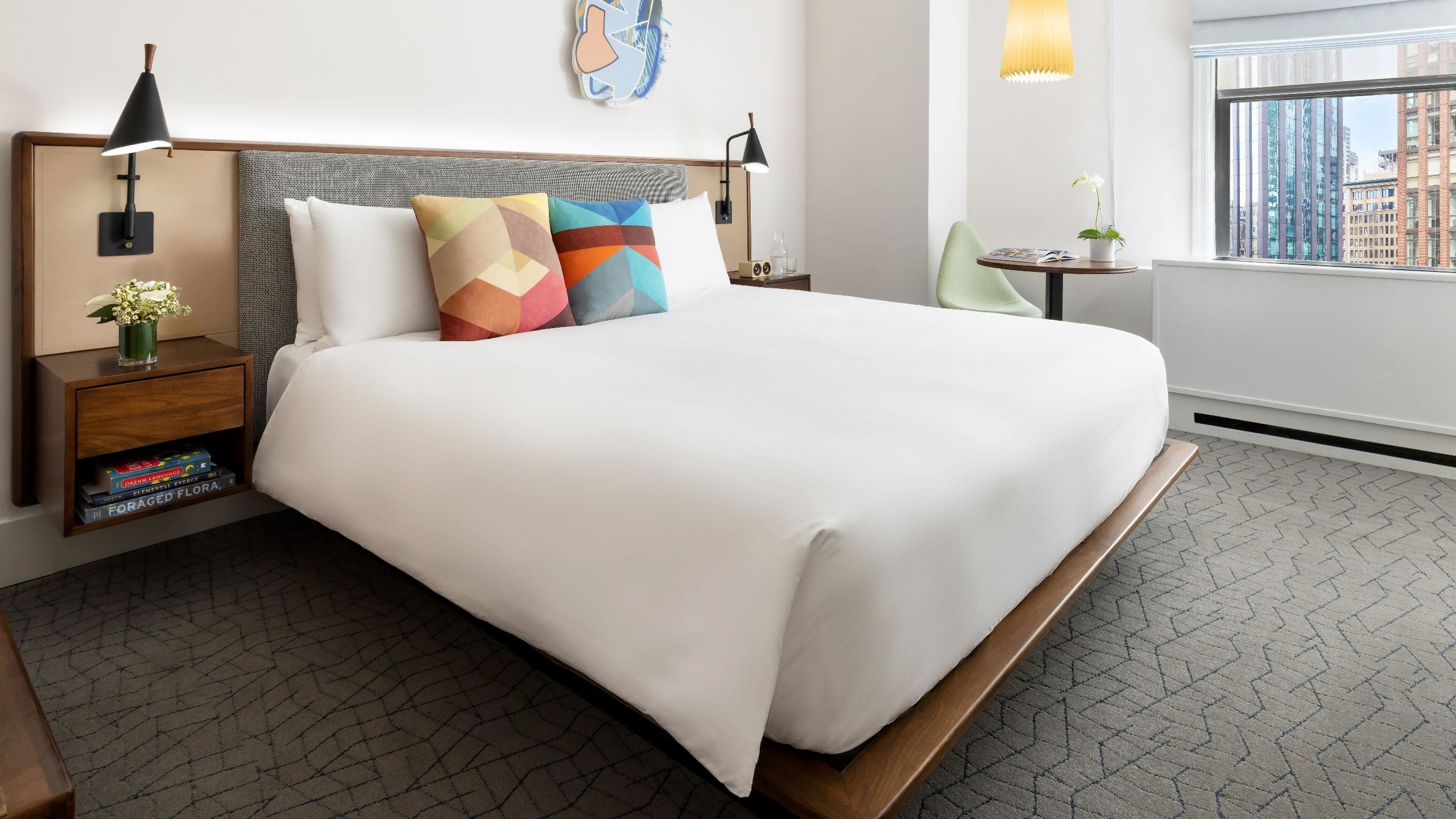 Hotel Seville NoMad King Bedroom And Bedside Lighting