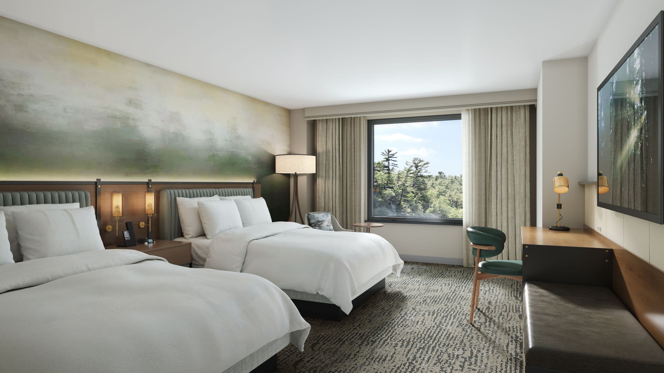Hyatt Regency Reston Two Queen Guestroom