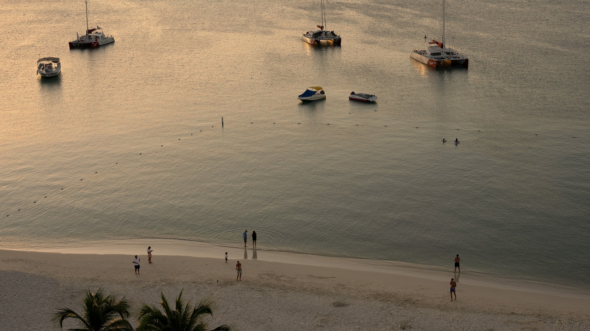 Hyatt Regency Aruba Resort Spa and Casino Palm Beach Sunset Boats