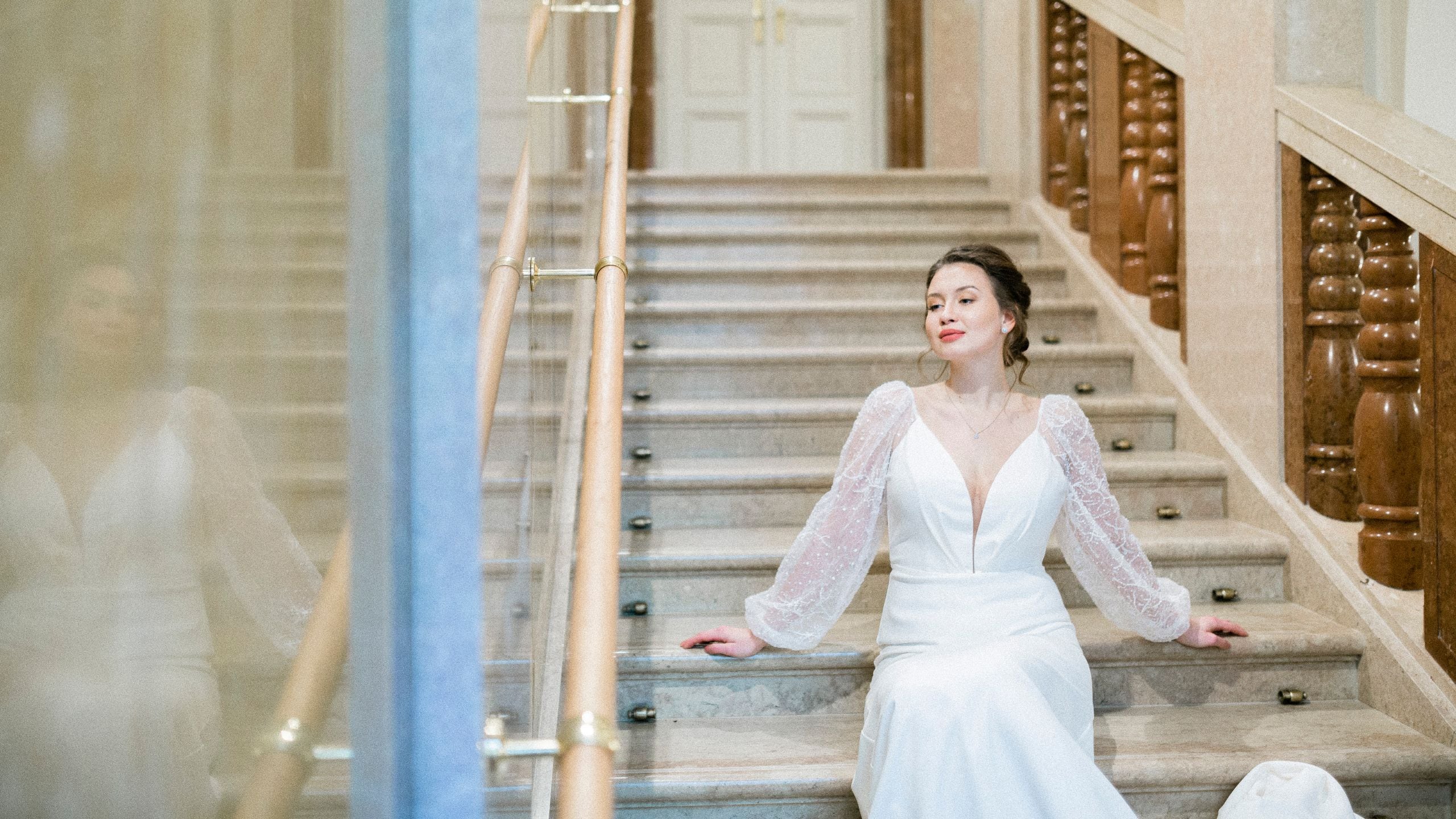 Andaz Prague Bride Stairs