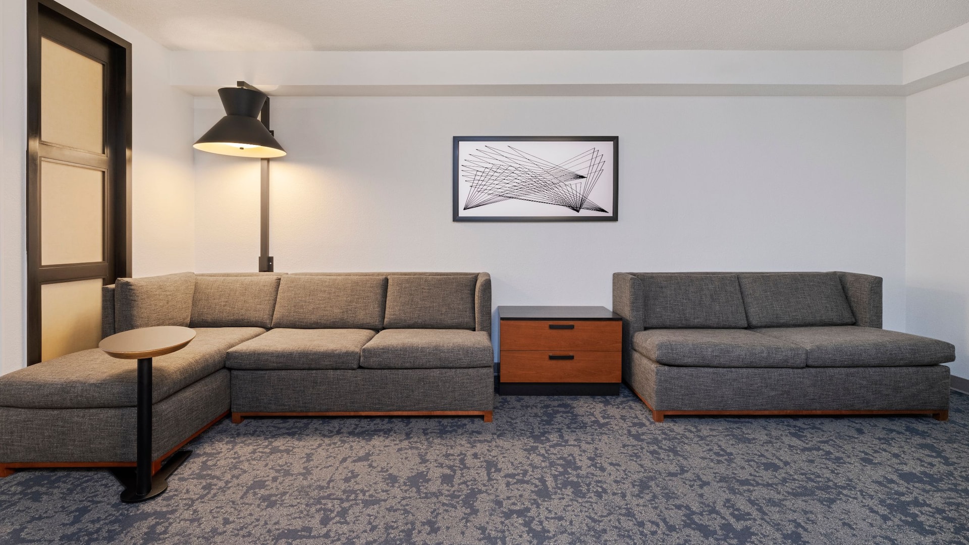 Hyatt Place Tampa/Busch Gardens Double Sofa Couch View