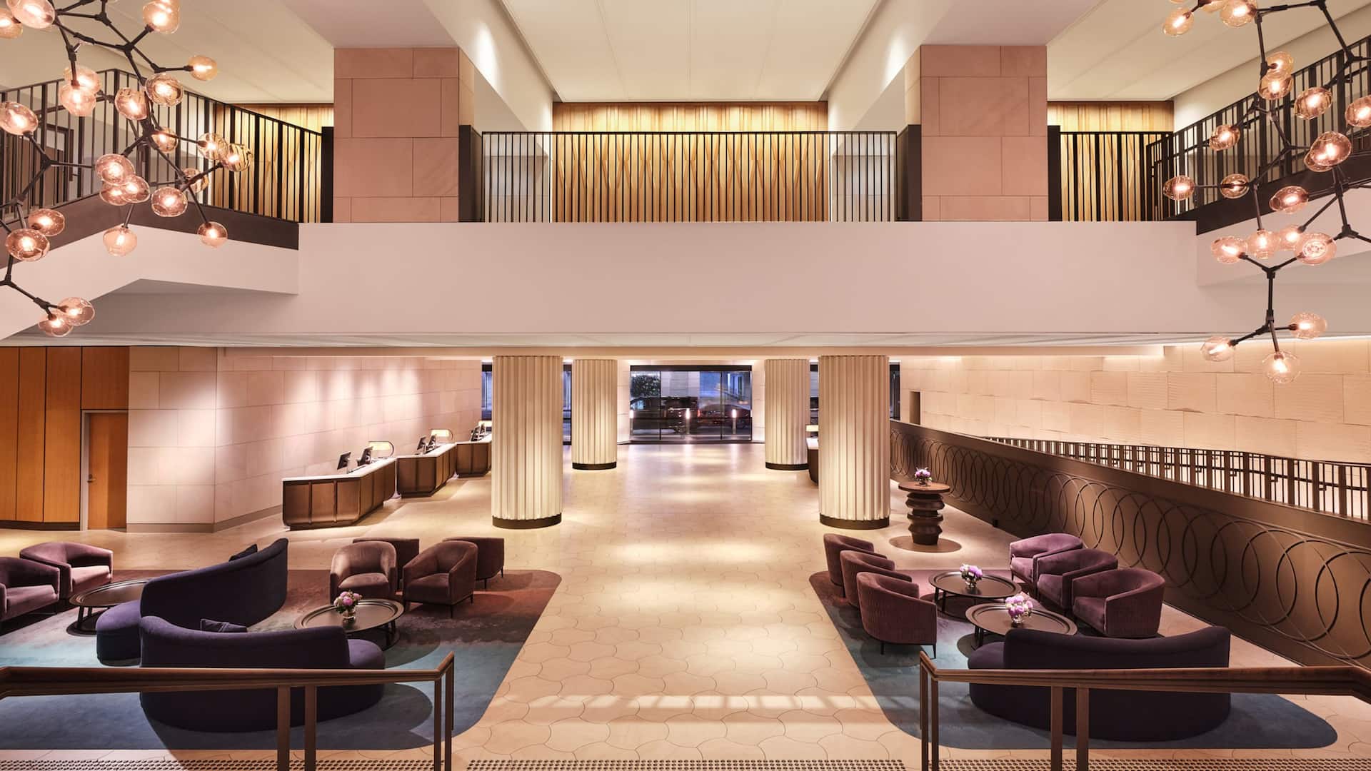 Hyatt Regency Sydney Lobby Restaurant View