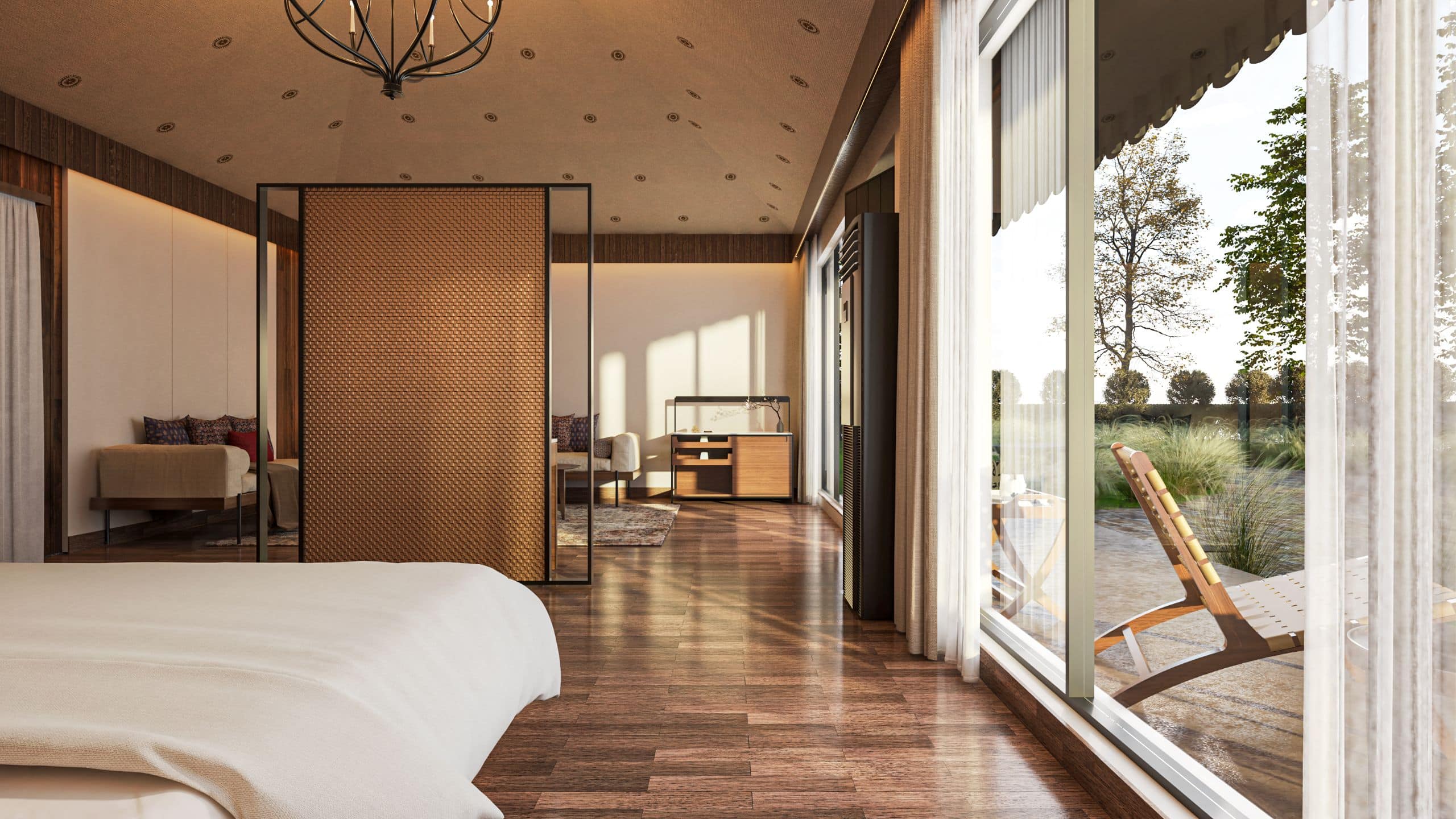 Alila Fort Bishangarh Room View Seating Area