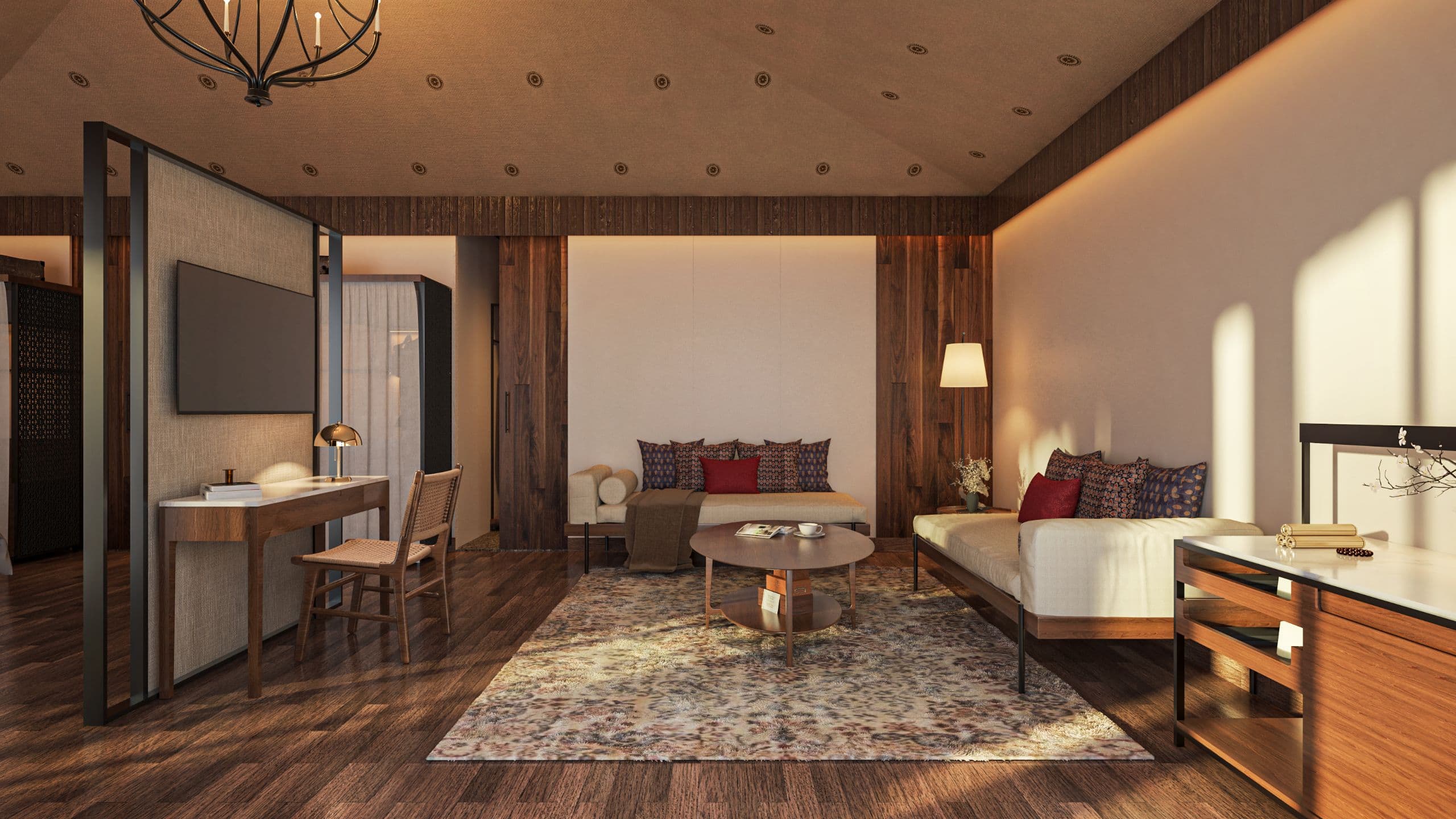 Alila Fort Bishangarh Seating Area With Sofa