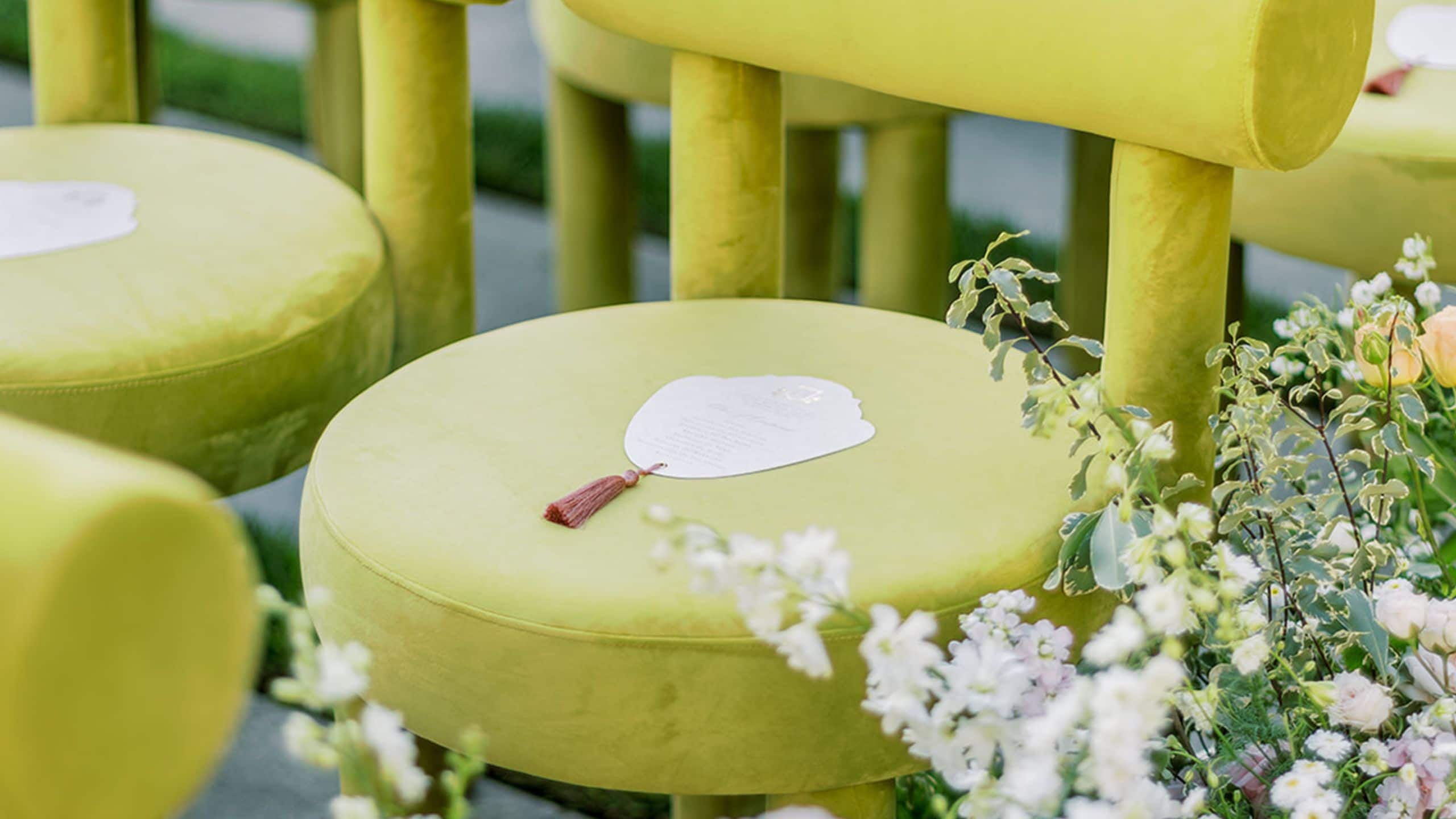 Alila Napa Valley Wedding Ceremony Seating Details
