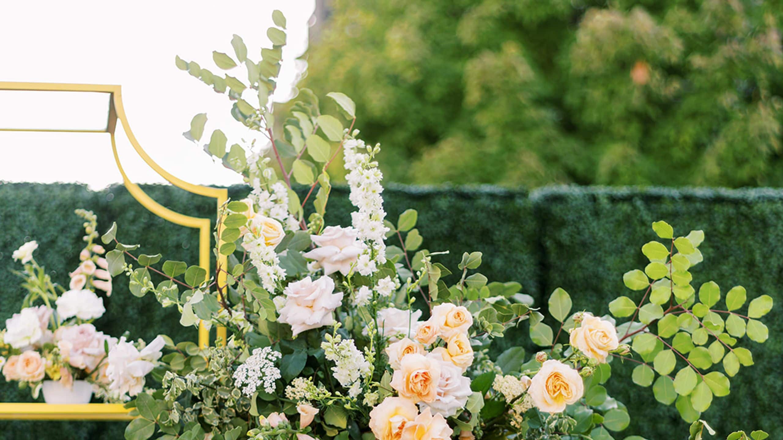 Alila Napa Valley Wedding Ceremony Bouquet Details