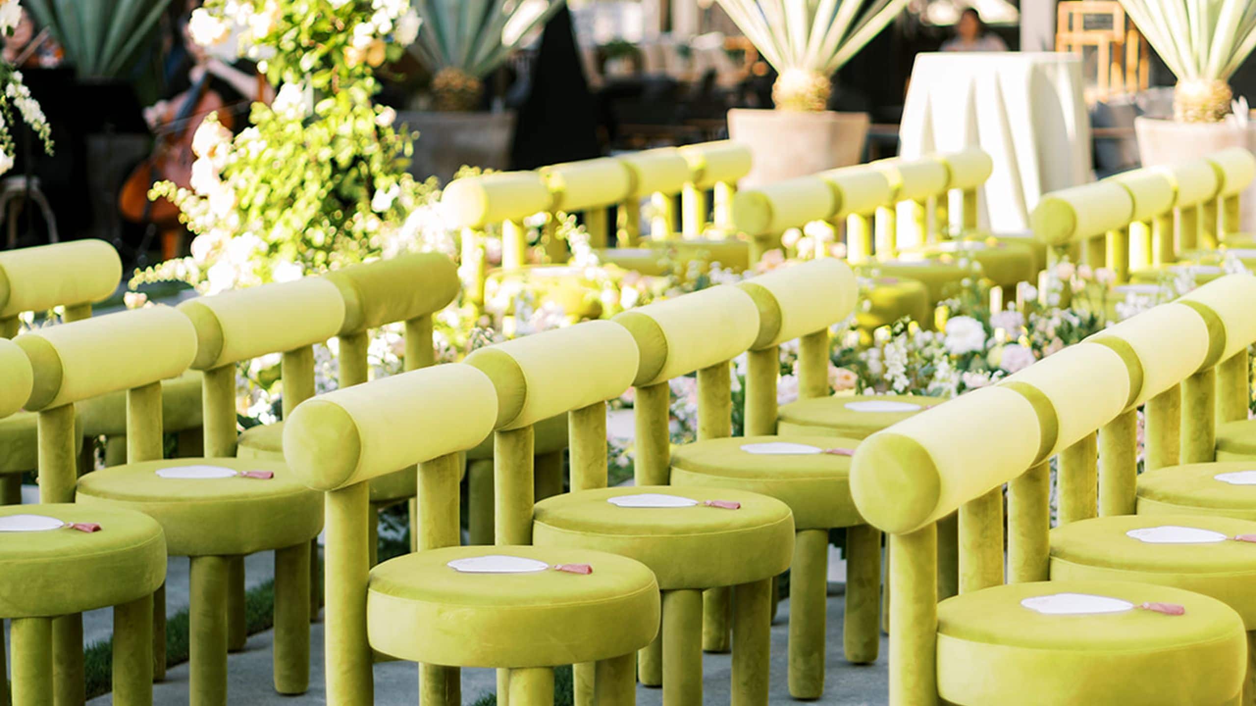 Alila Napa Valley Acacia Lawn Ceremony Seating