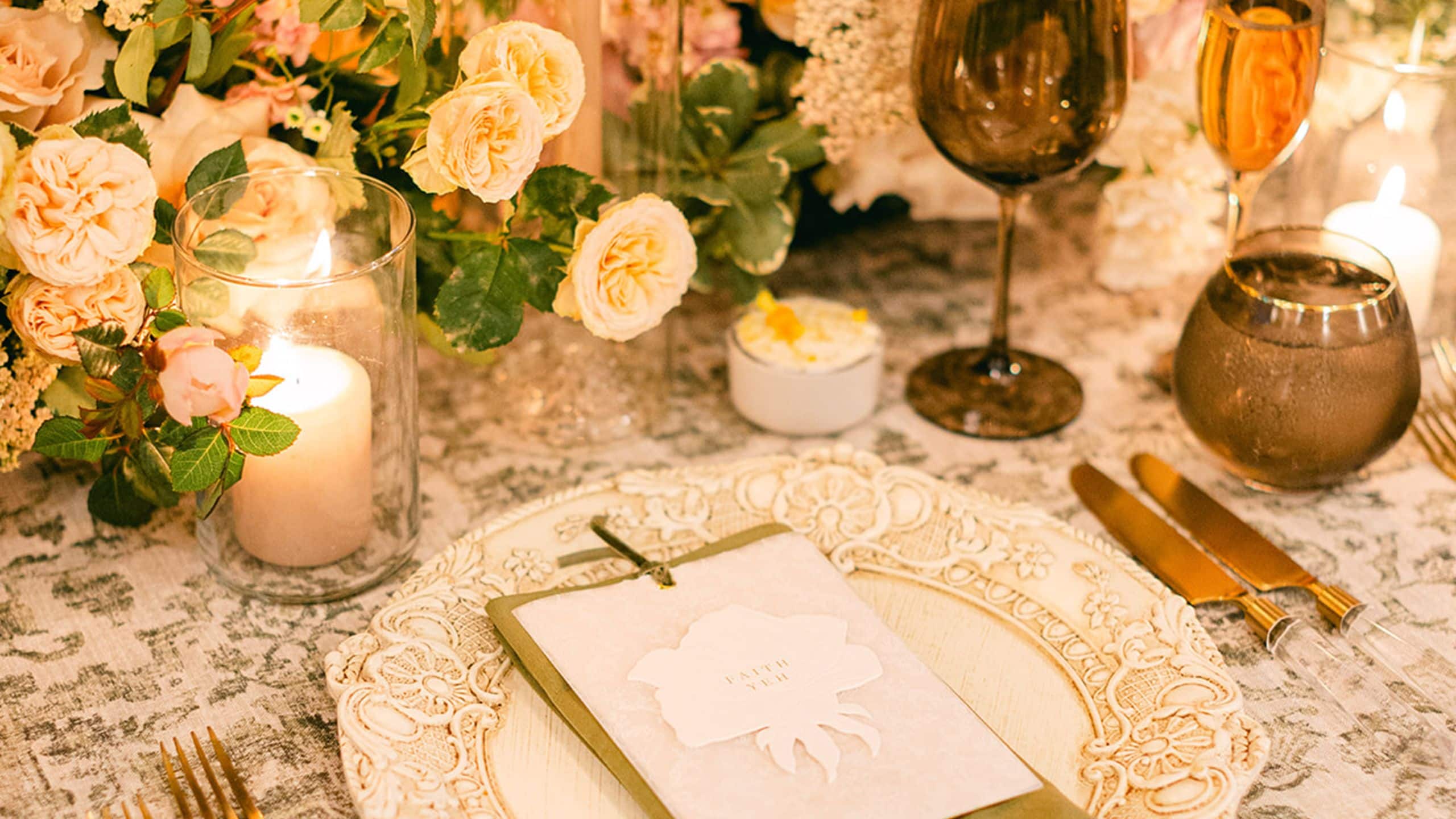 Alila Napa Valley Wedding Reception Table Details