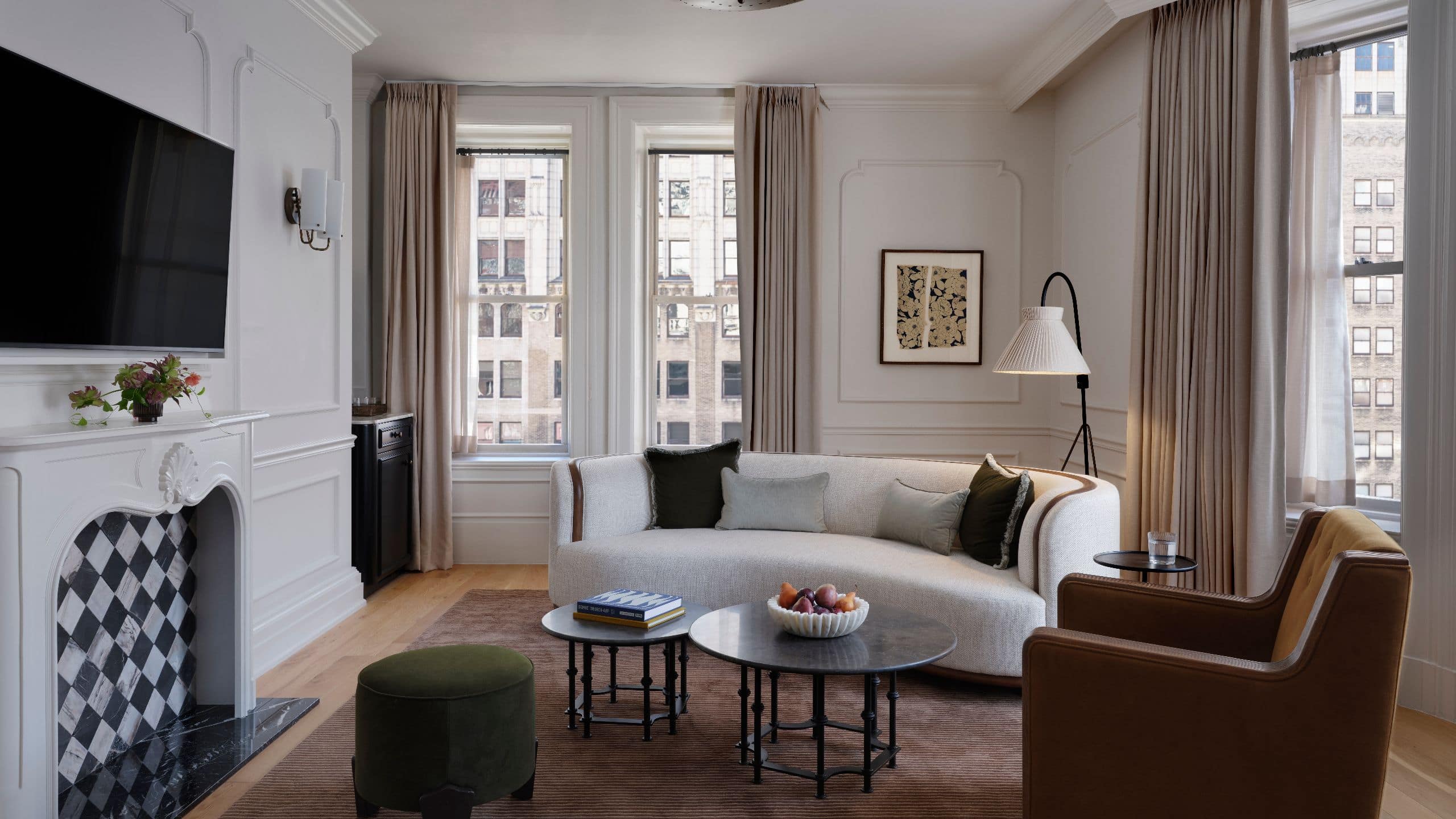 1/8 The Bellevue Hotel One Bedroom Suite Living Room