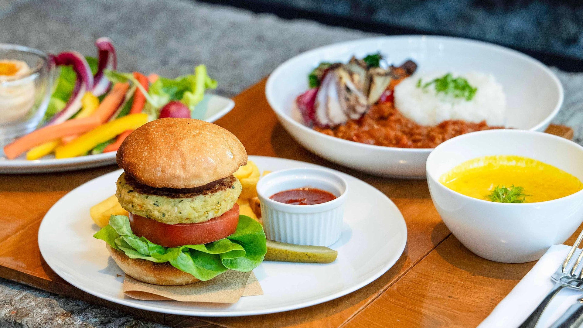 Hyatt Regency Hakone Resort and Spa Living Room Vegetarian Vegan Menus