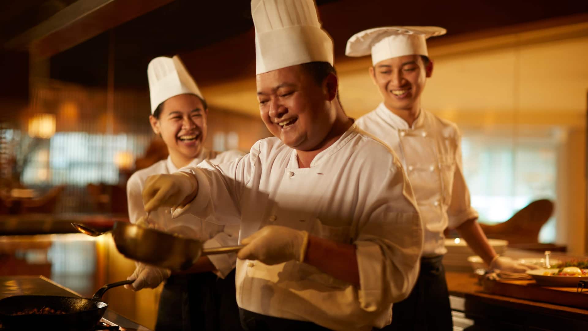 1 of 1 GlobalWorld of Hyatt Chef Group Smiling