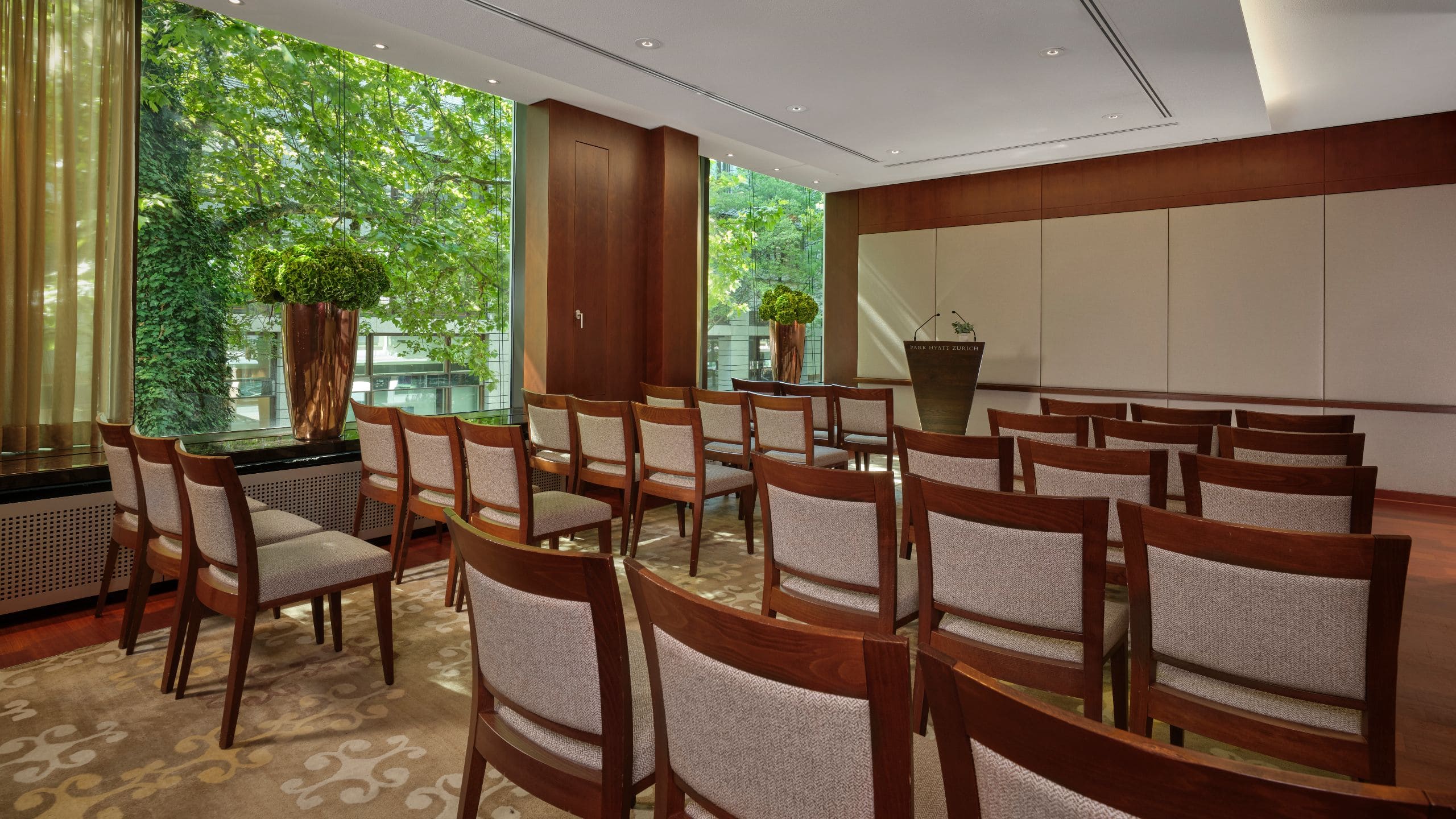 Park Hyatt Zurich Paris Boardroom Theatre Setup
