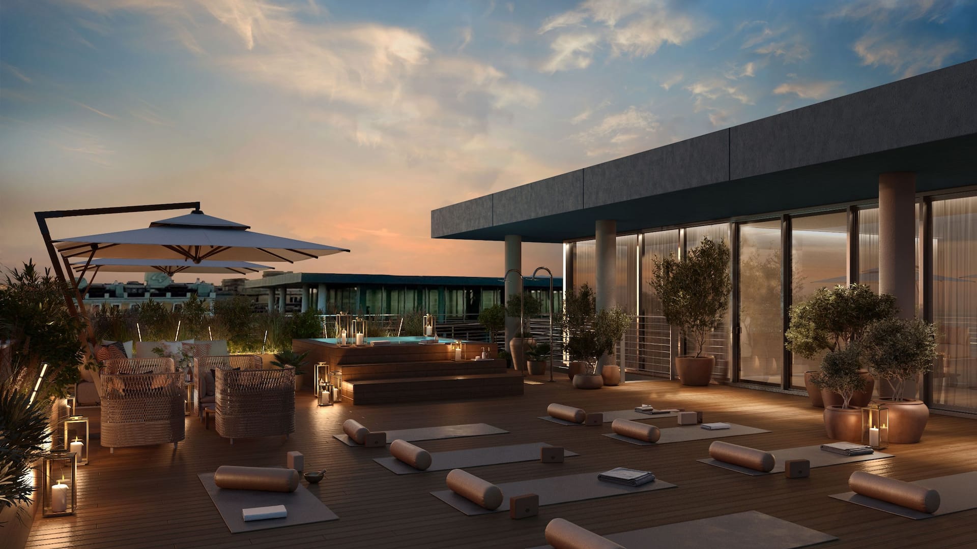 Hyatt Regency Rome Central Spa Terrace
