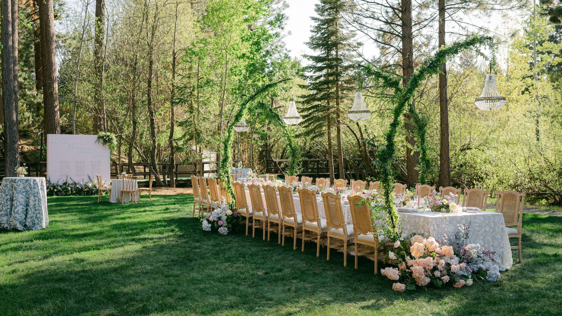 4 of 5 Hyatt Regency Lake Tahoe Resort, Spa and Casino Creekside Wedding Dinner Reception