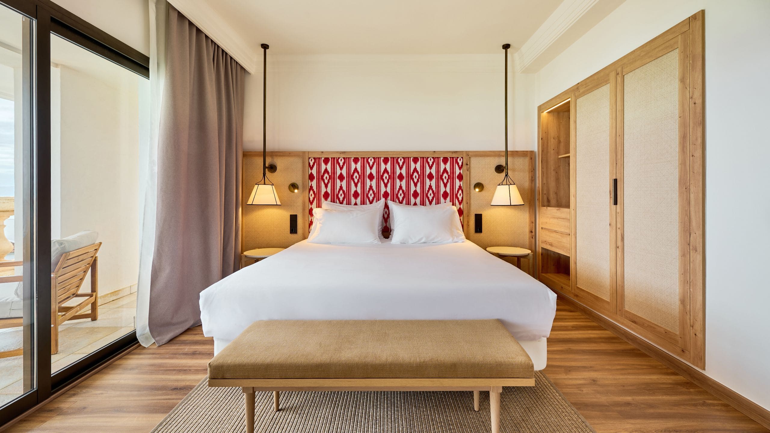 Sarena de Muro Resort Mallorca Bedroom Suite Partial Sea View Bedroom