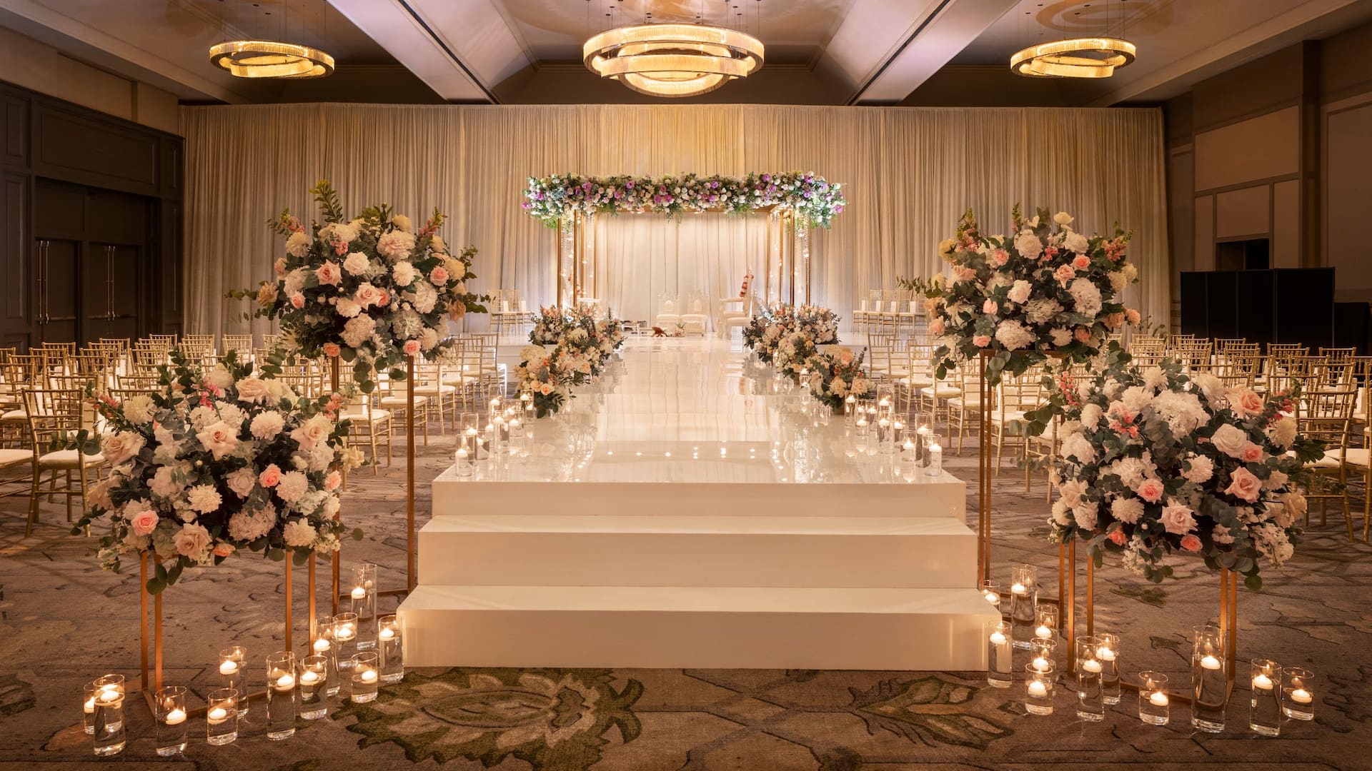 Grand Hyatt Atlanta in Buckhead Grand Ballroom Wedding Full View
