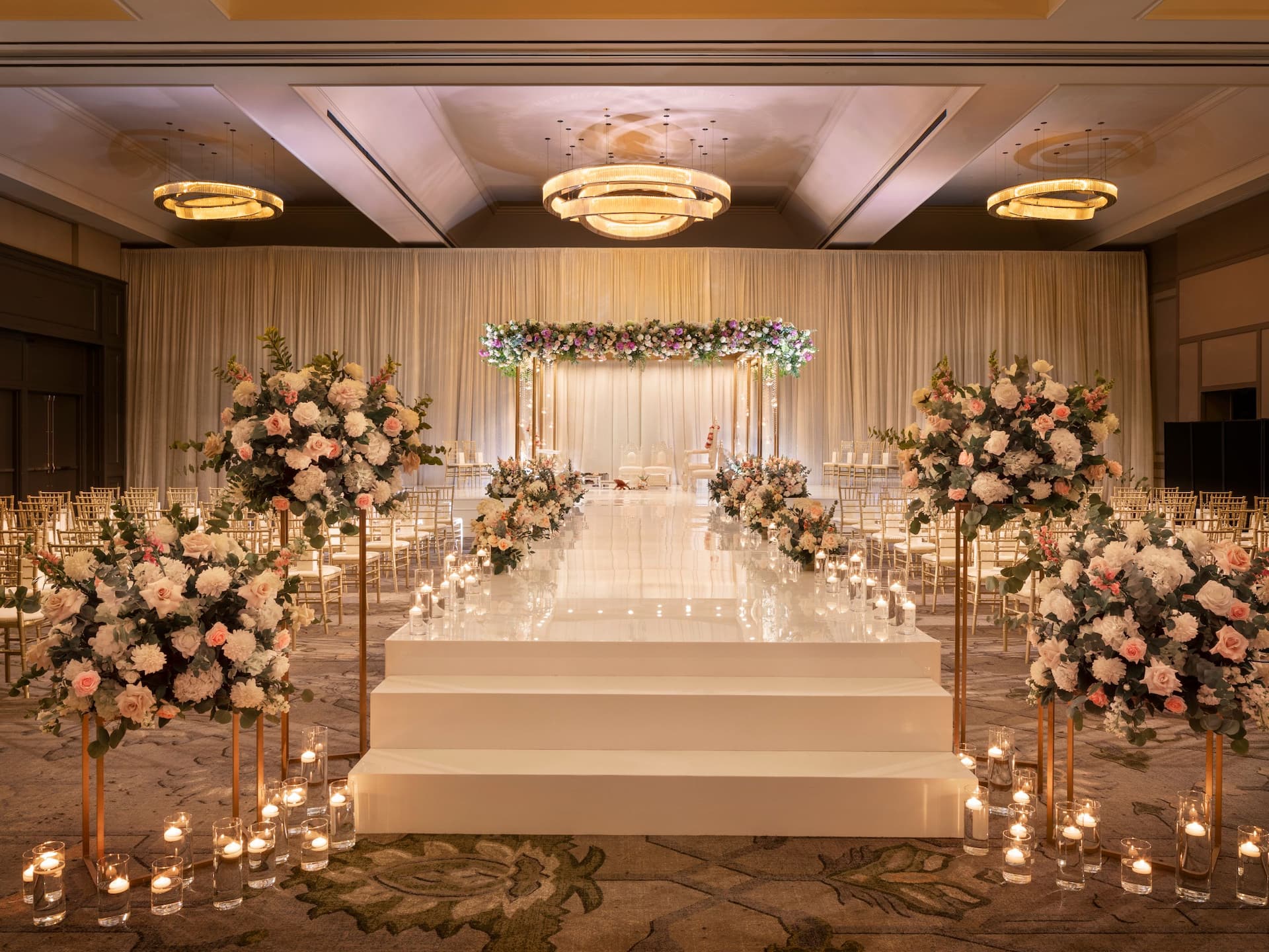 Grand Hyatt Atlanta in Buckhead Grand Ballroom Wedding Full View