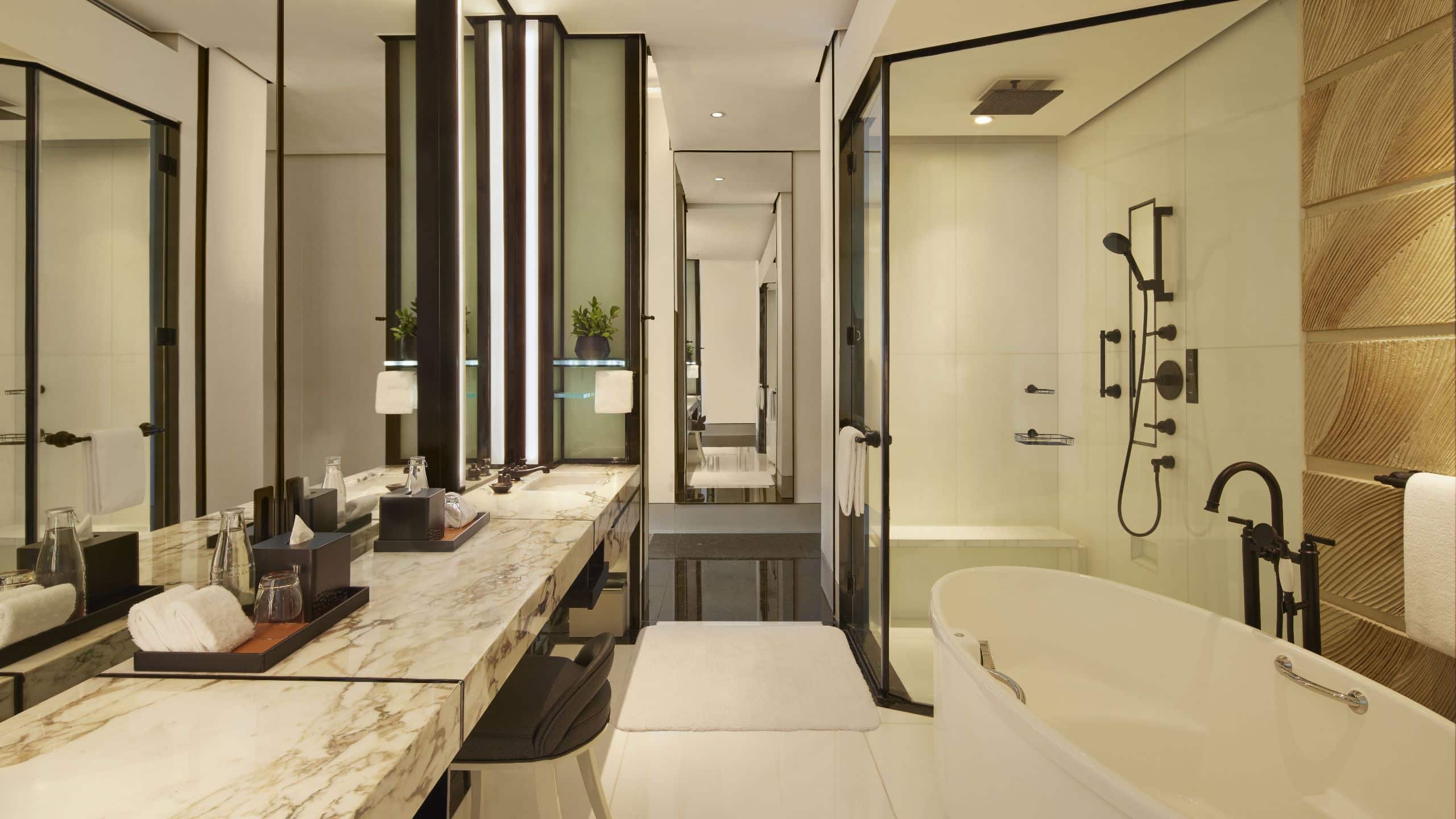 Keraton at The Plaza One King Bed Bathroom