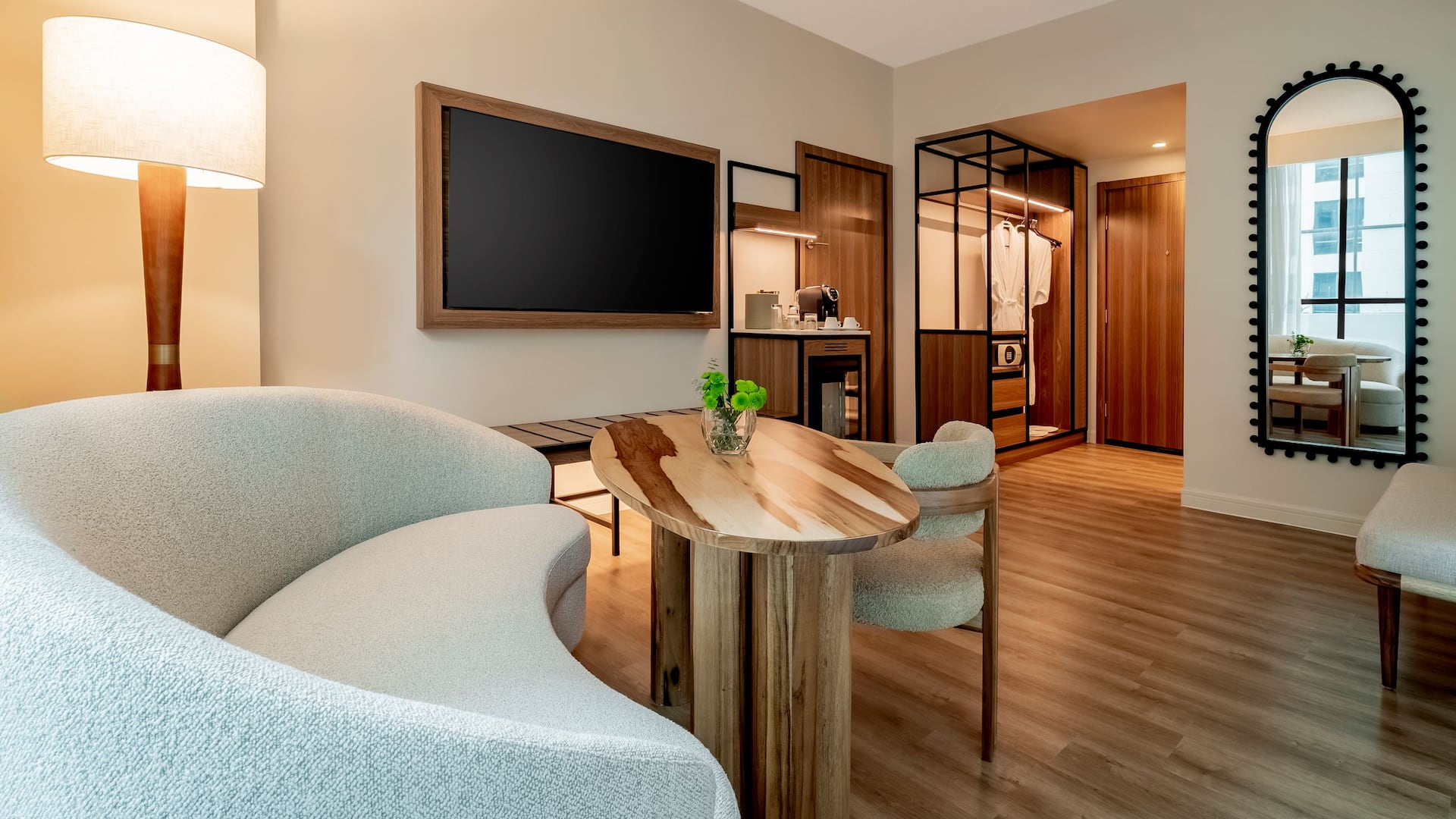 Hyatt Regency Panama City Sofa Tv Left Angle