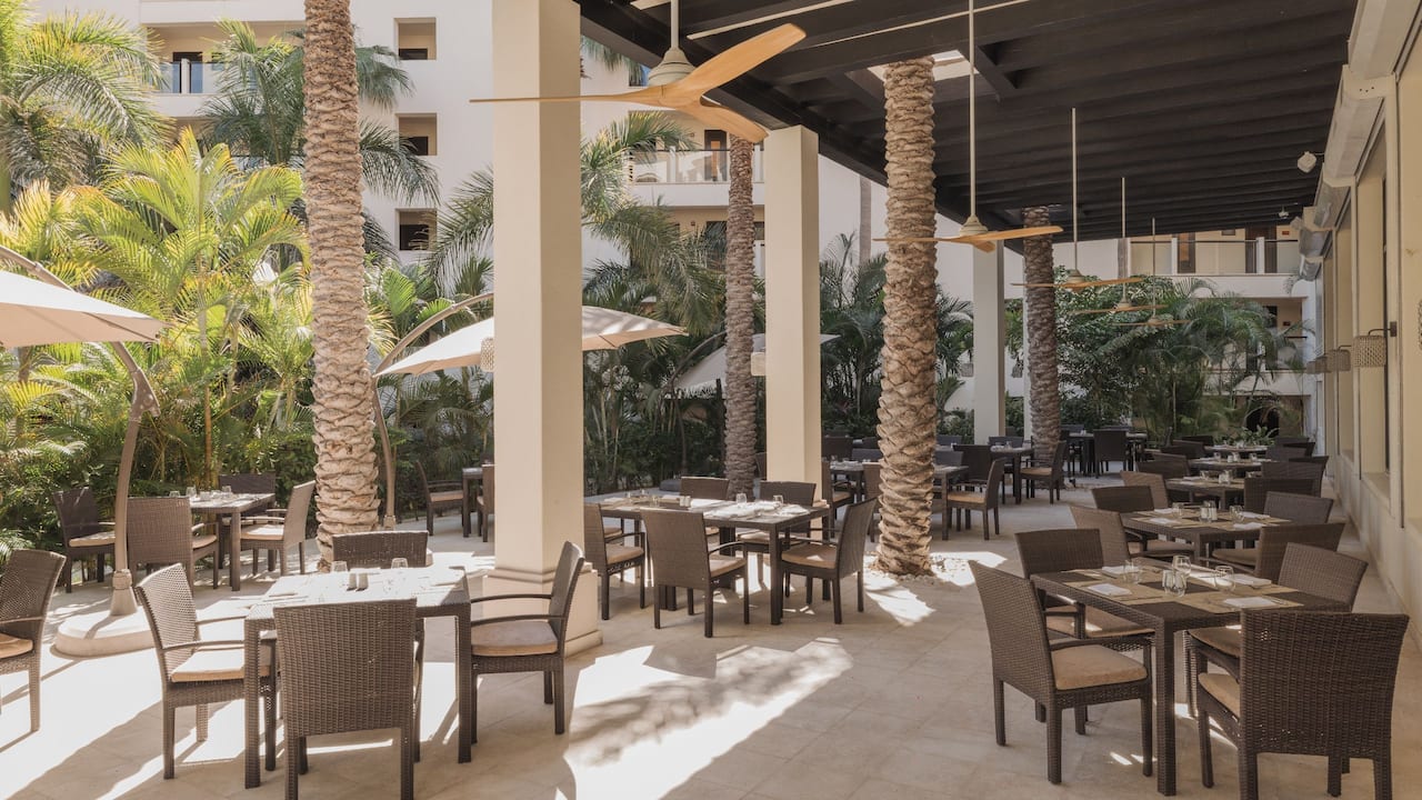 La Plaza Restaurant Terrace View