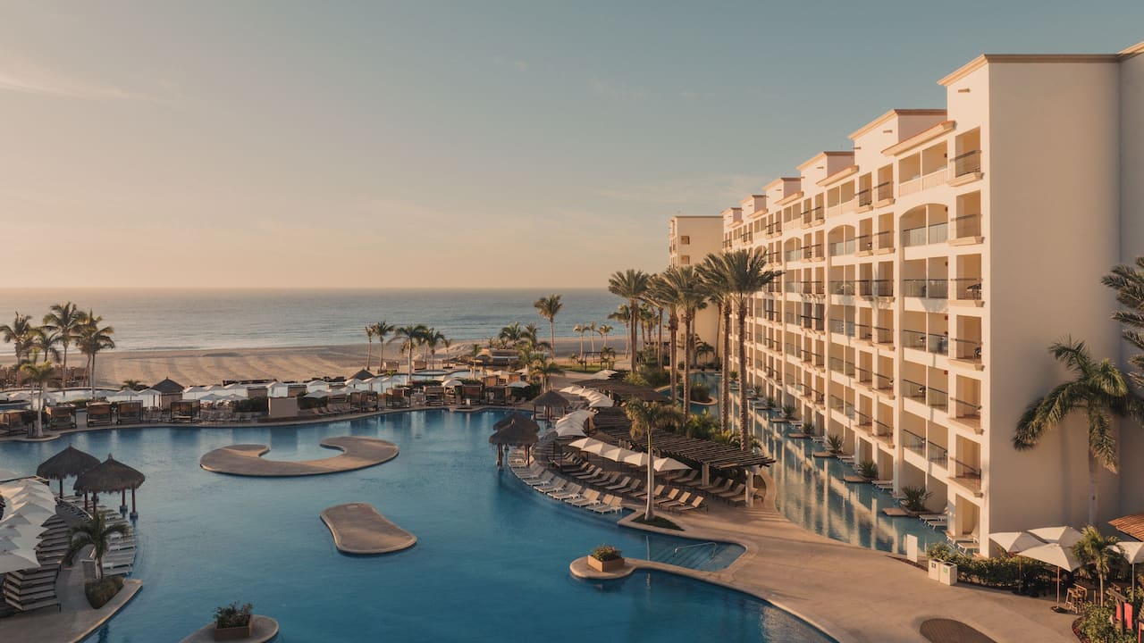 Left Poolside Building