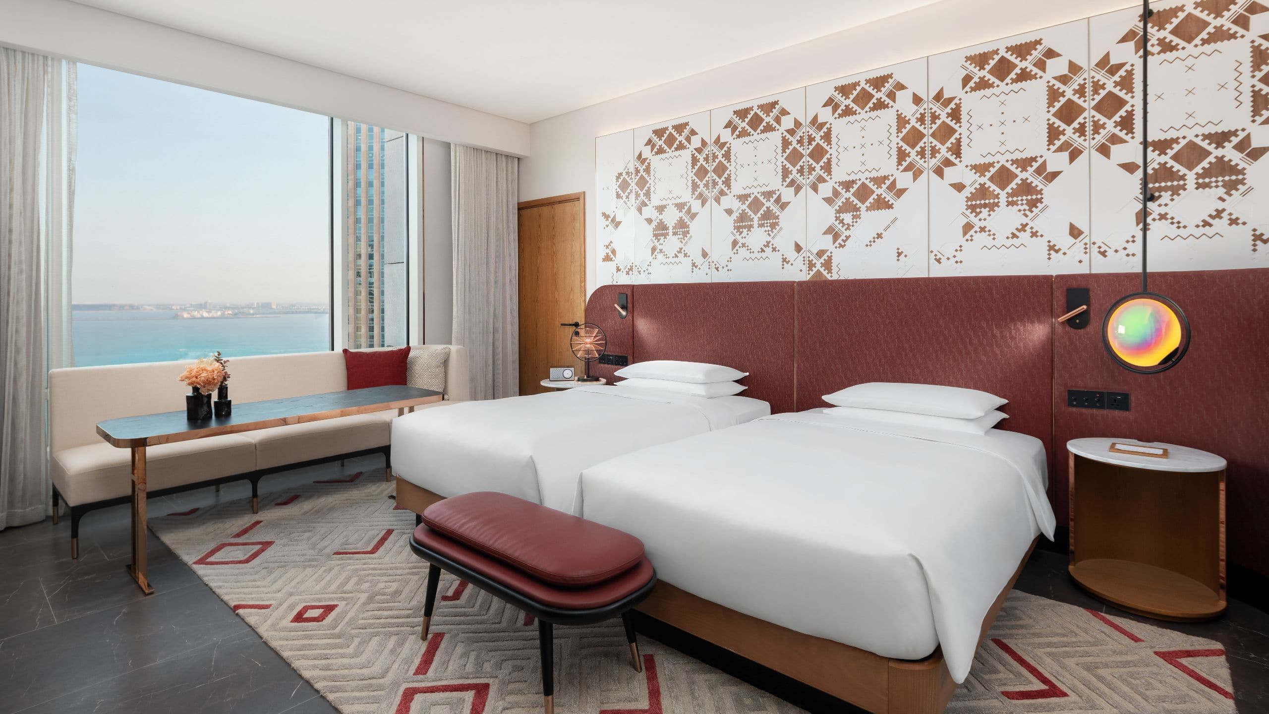 Andaz Doha Twin Room Sea View
