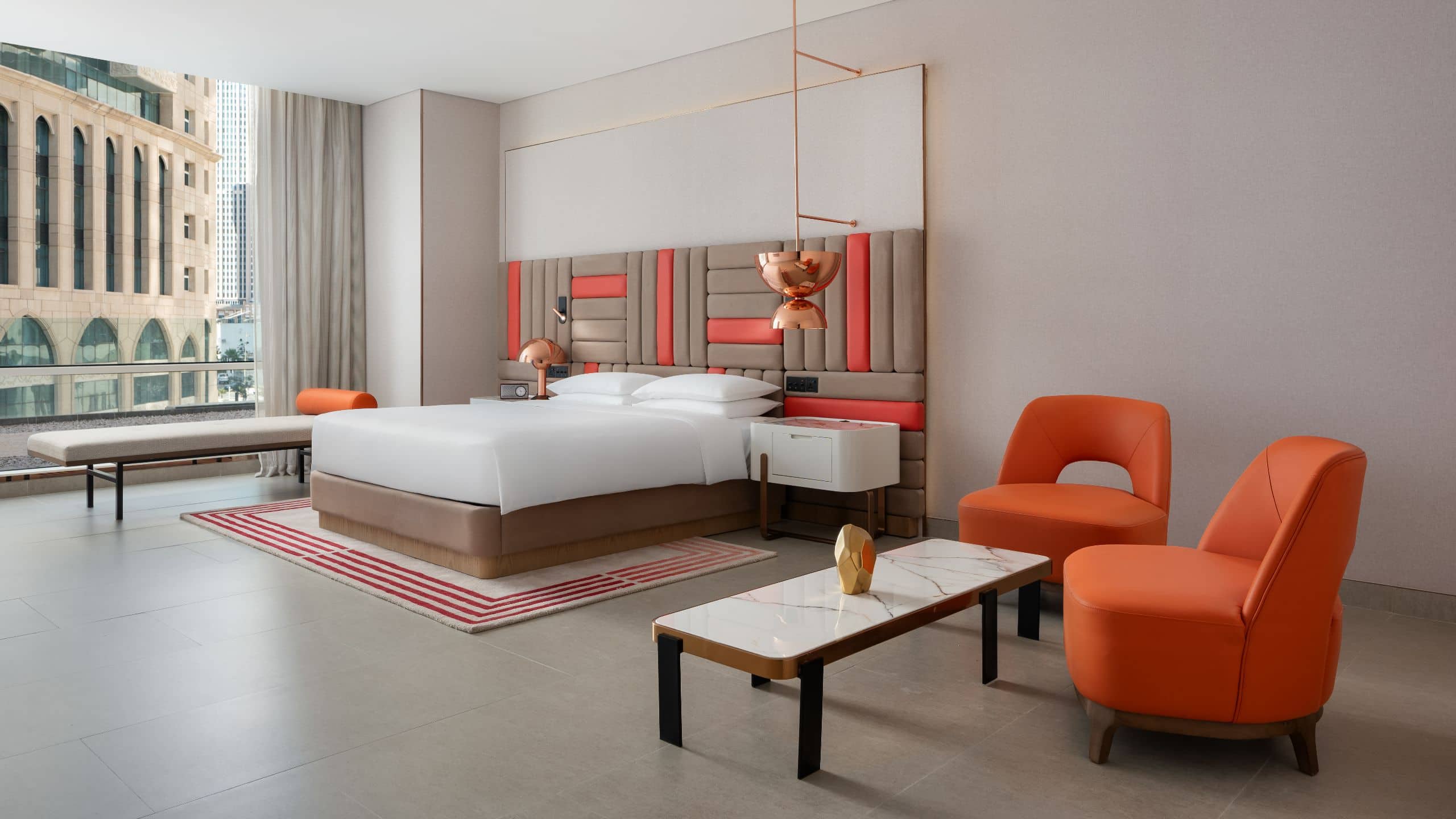 Andaz Doha Residences Three Bedroom Deluxe Master Bedroom