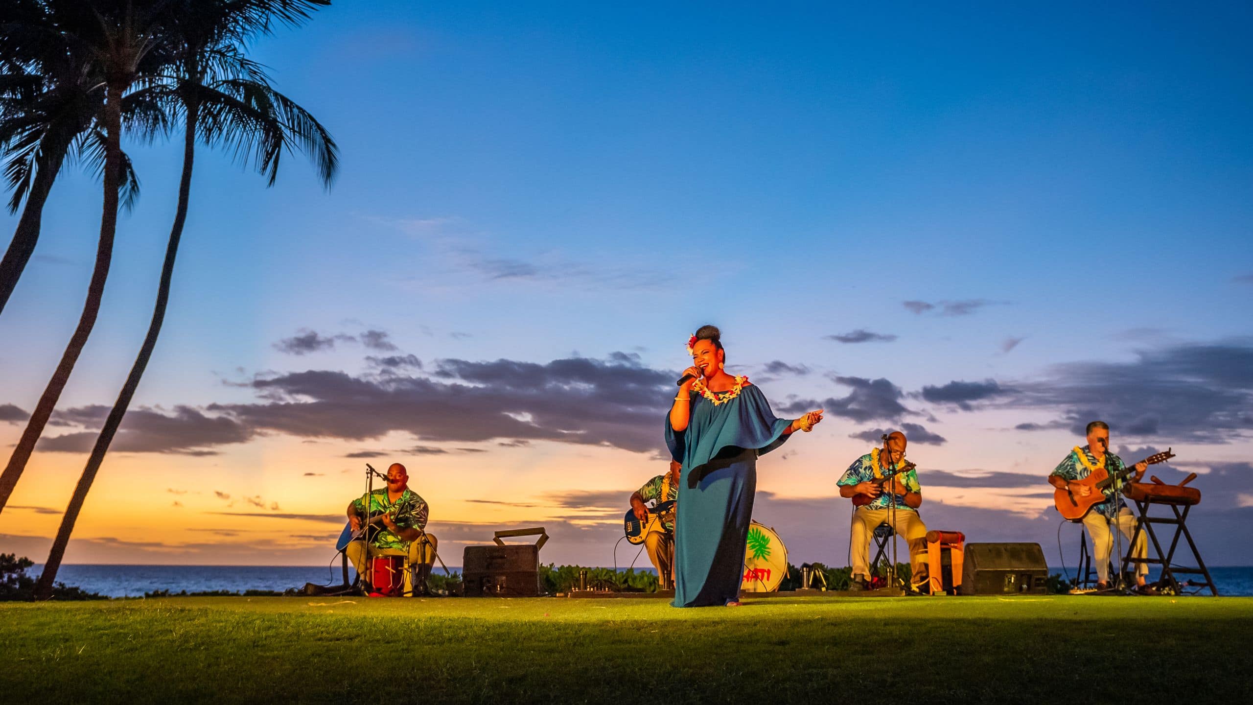 Andaz Maui at Wailea Resort Luau Musicians