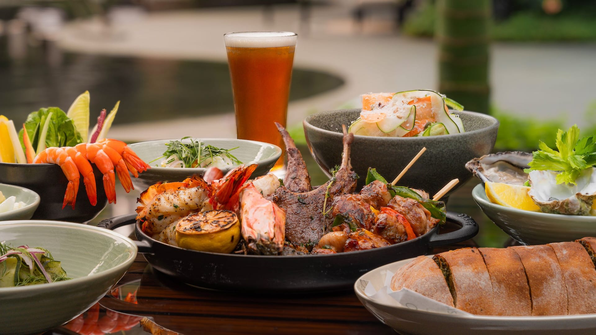 2 of 2 Grand Hyatt Singapore Oasis Bbq Night Spread