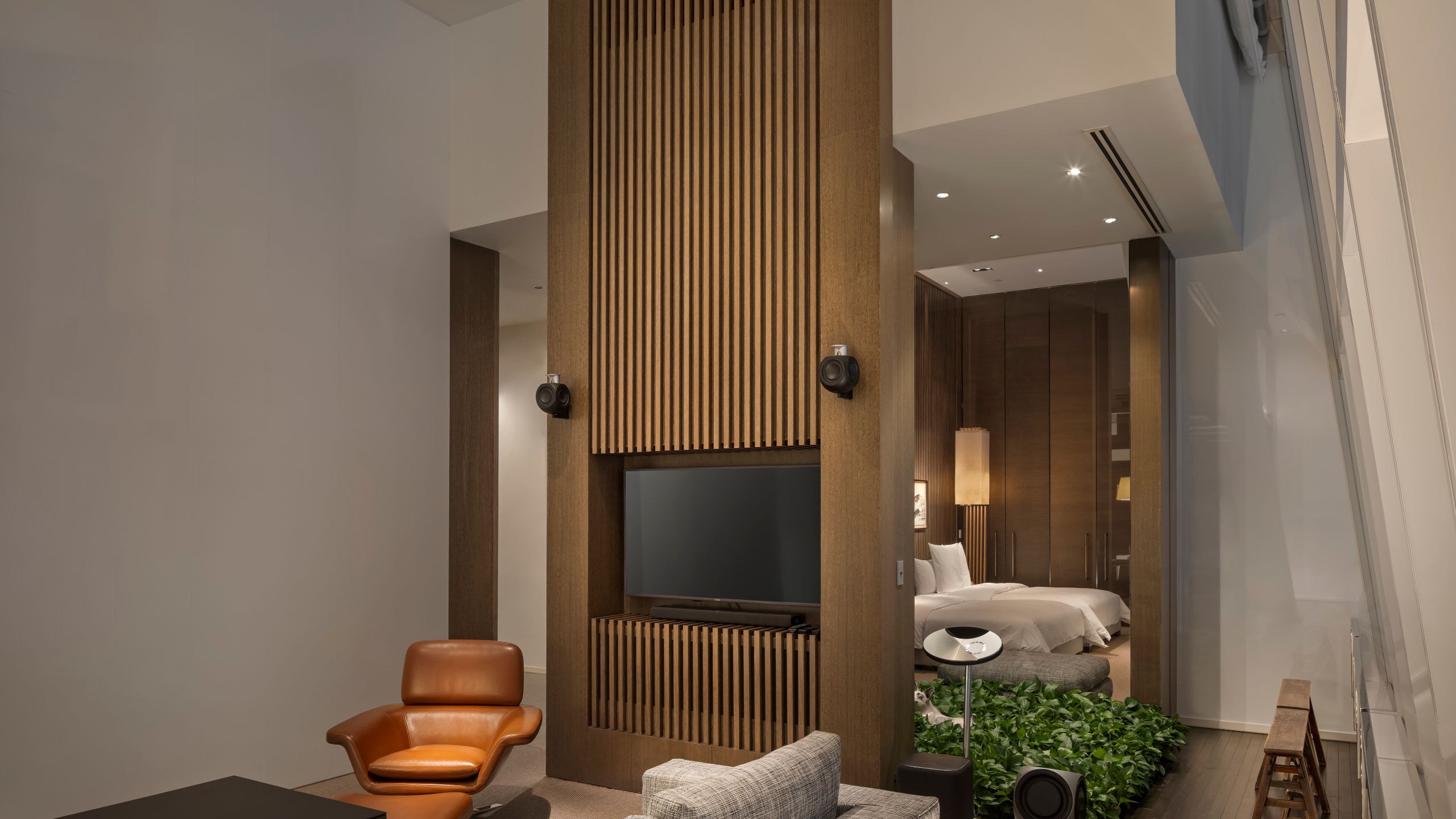 Park Hyatt Shanghai Chairman Suite Living Room Bedroom