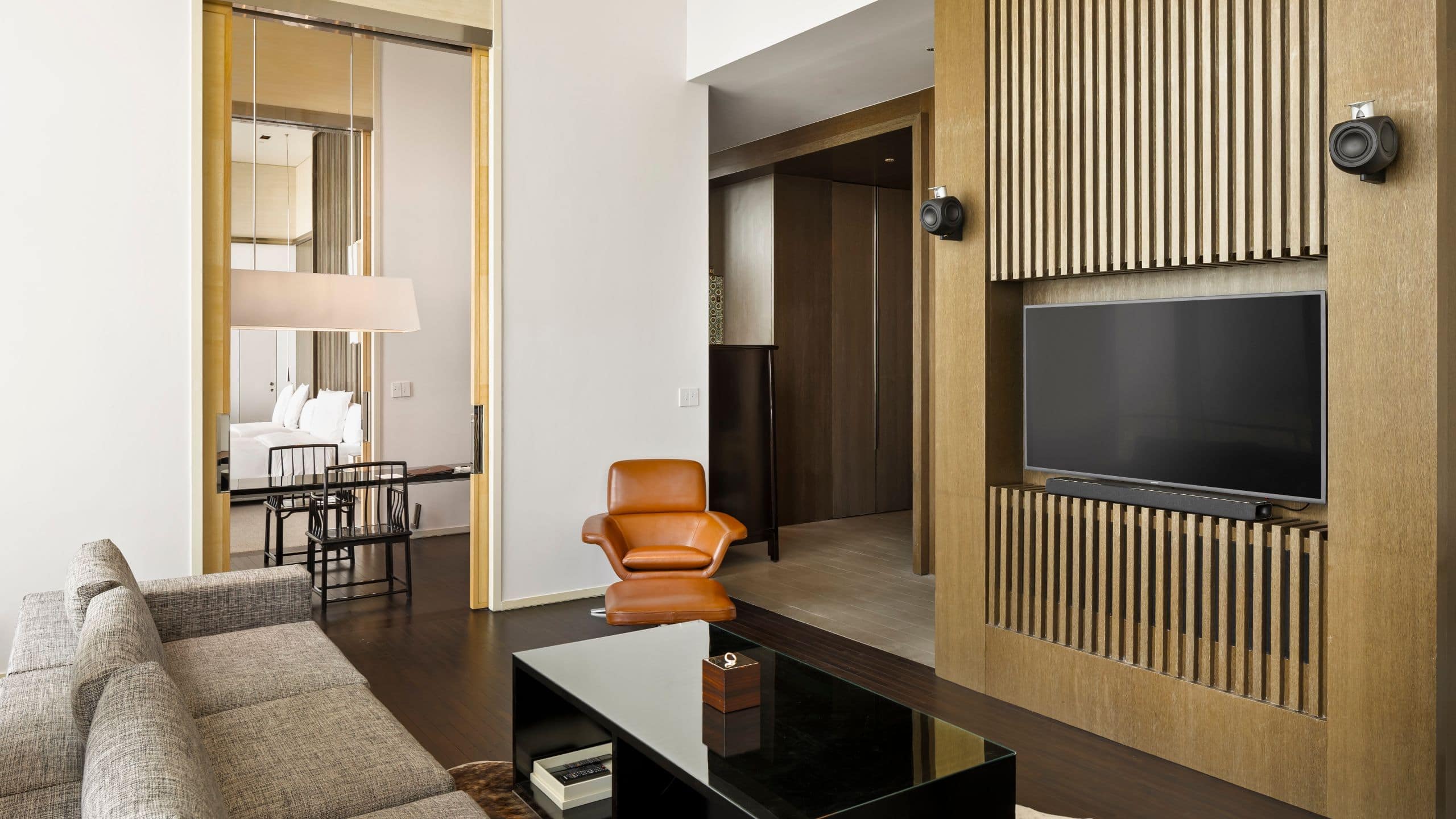 Park Hyatt Shanghai Diplomate Suite Living Room Reading Room