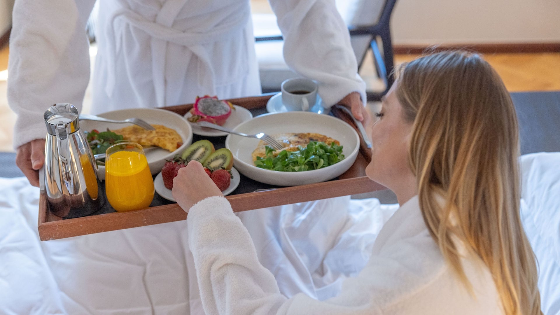Hyatt Regency Luxurious Breakfast In Bed