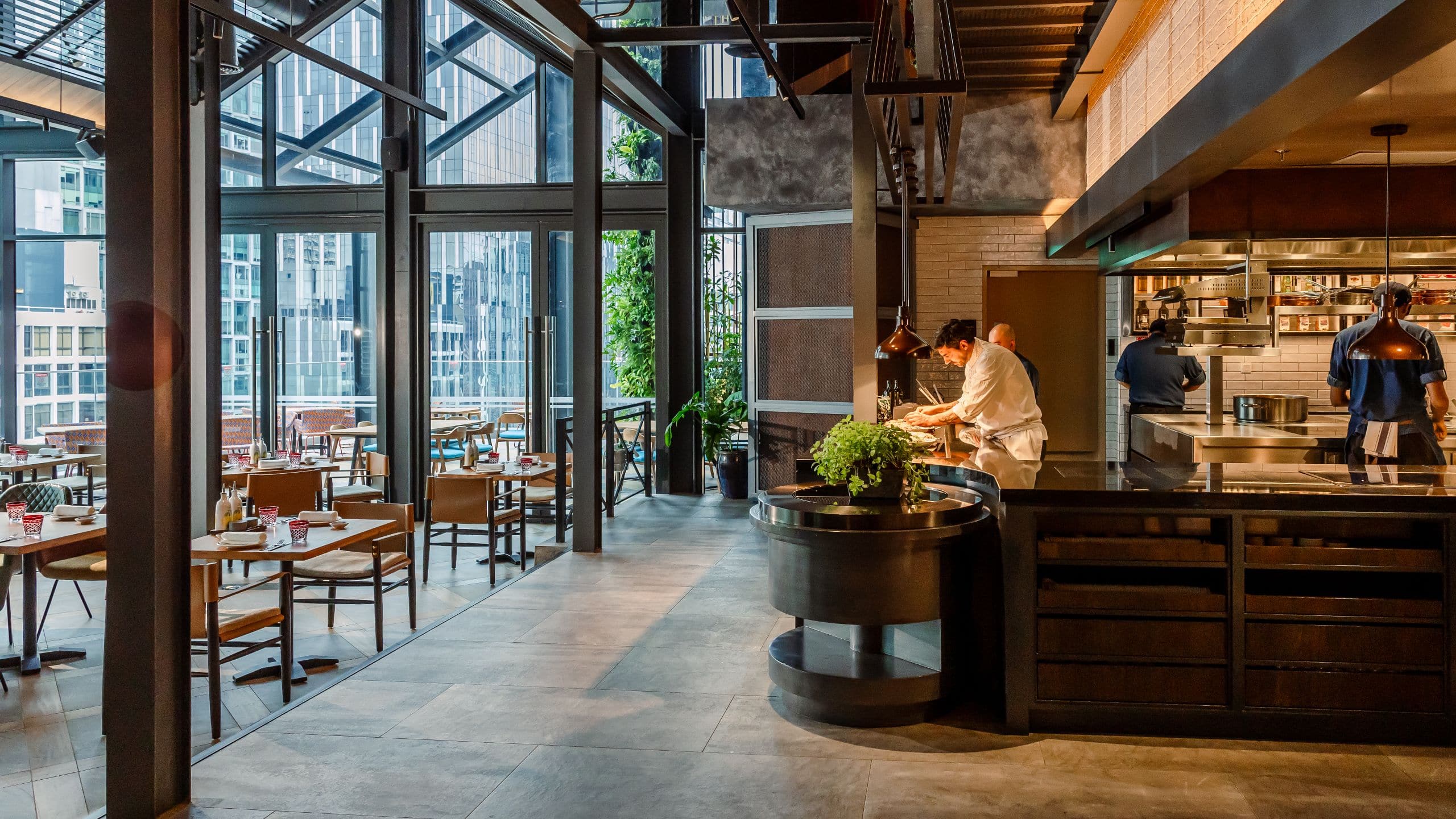 Hyatt Centric City Centre Kuala Lumpur Il Forno Open Kitchen