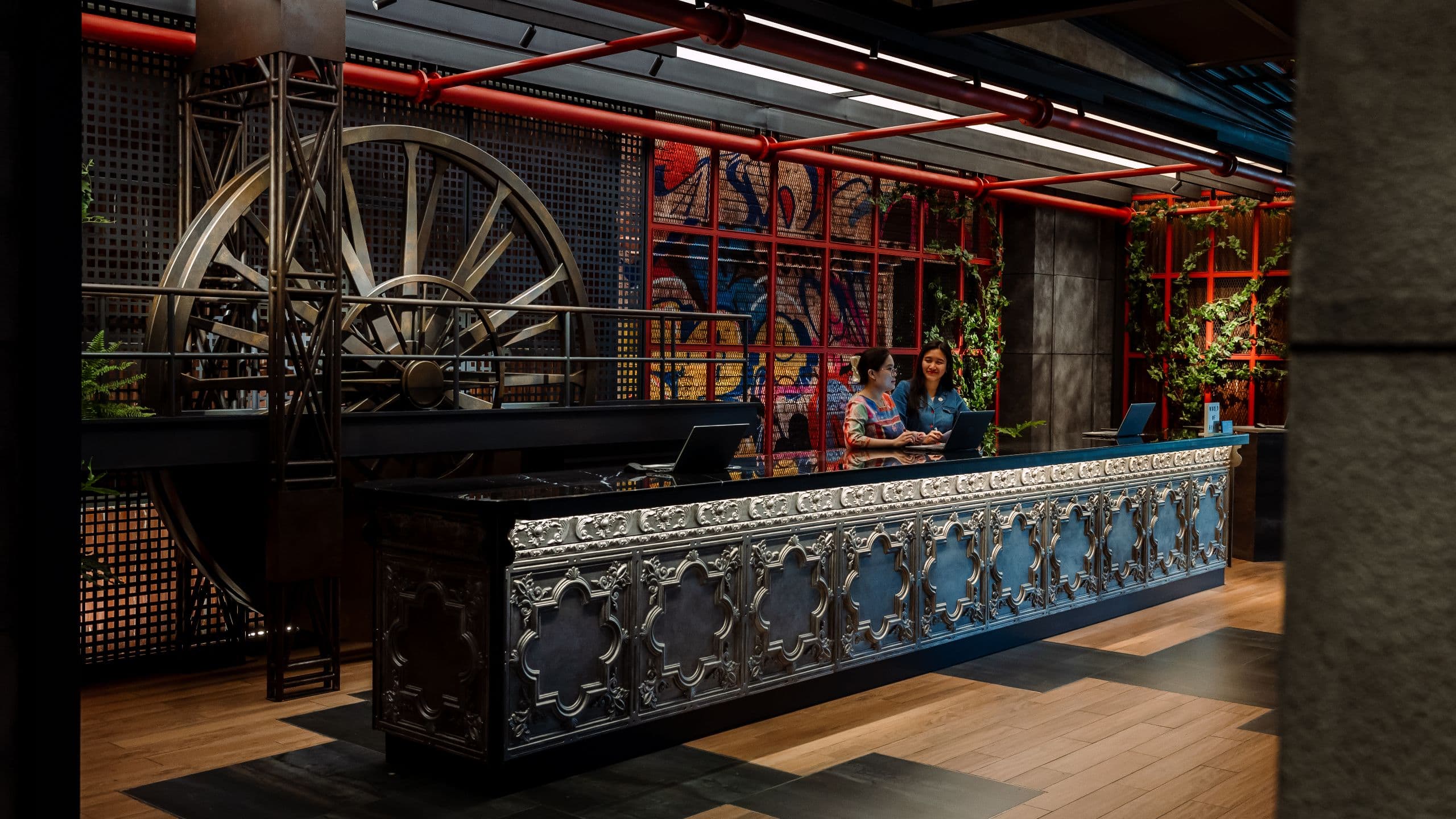 Hyatt Centric City Centre Kuala Lumpur Reception Wheel