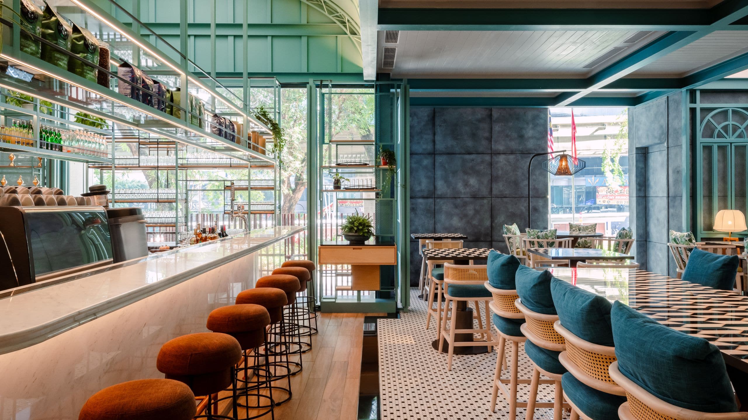 Hyatt Centric City Centre Kuala Lumpur Tanburi Bar Area