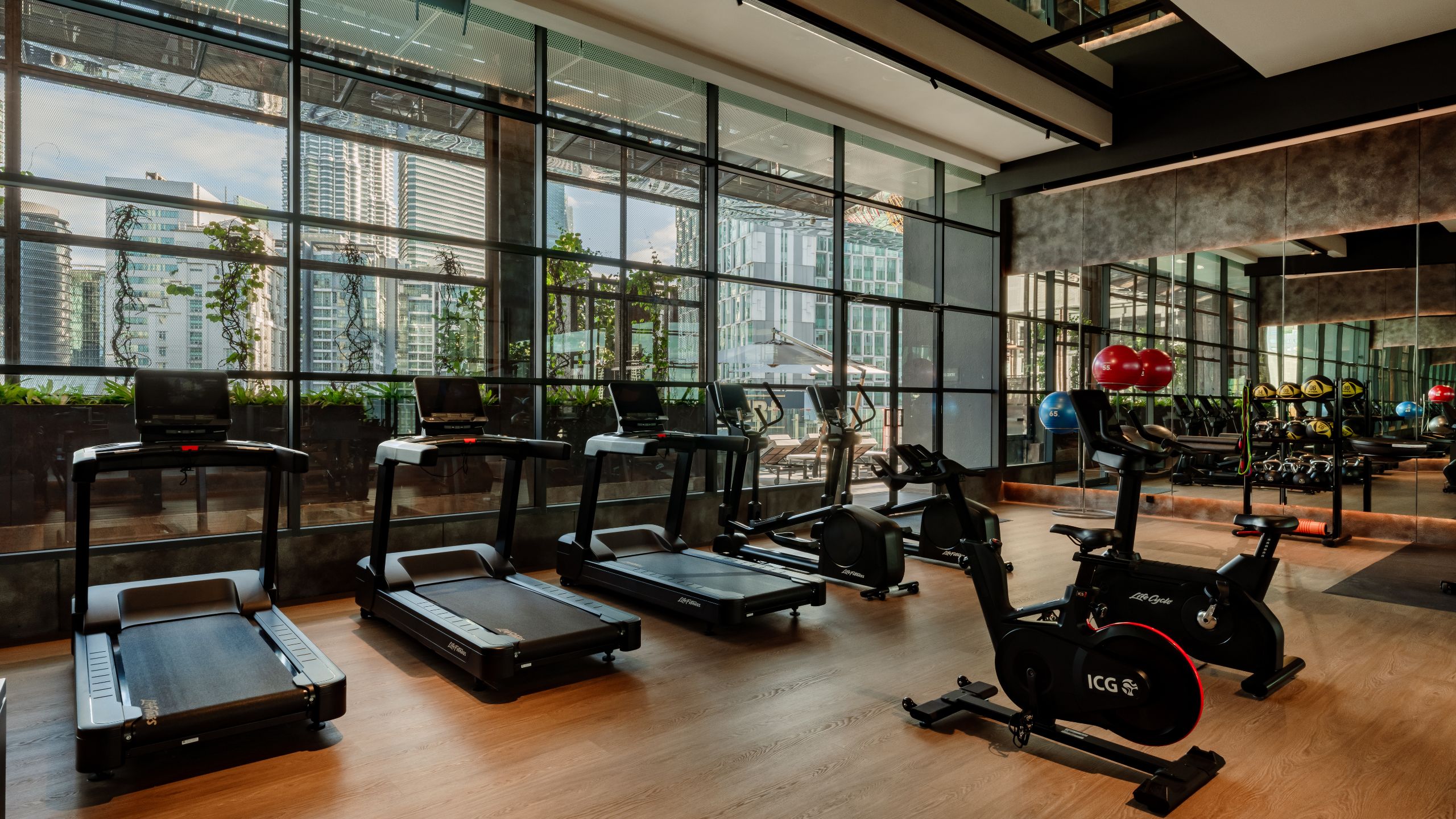 Hyatt Centric City Centre Kuala Lumpur Fitness Center Equipment Area