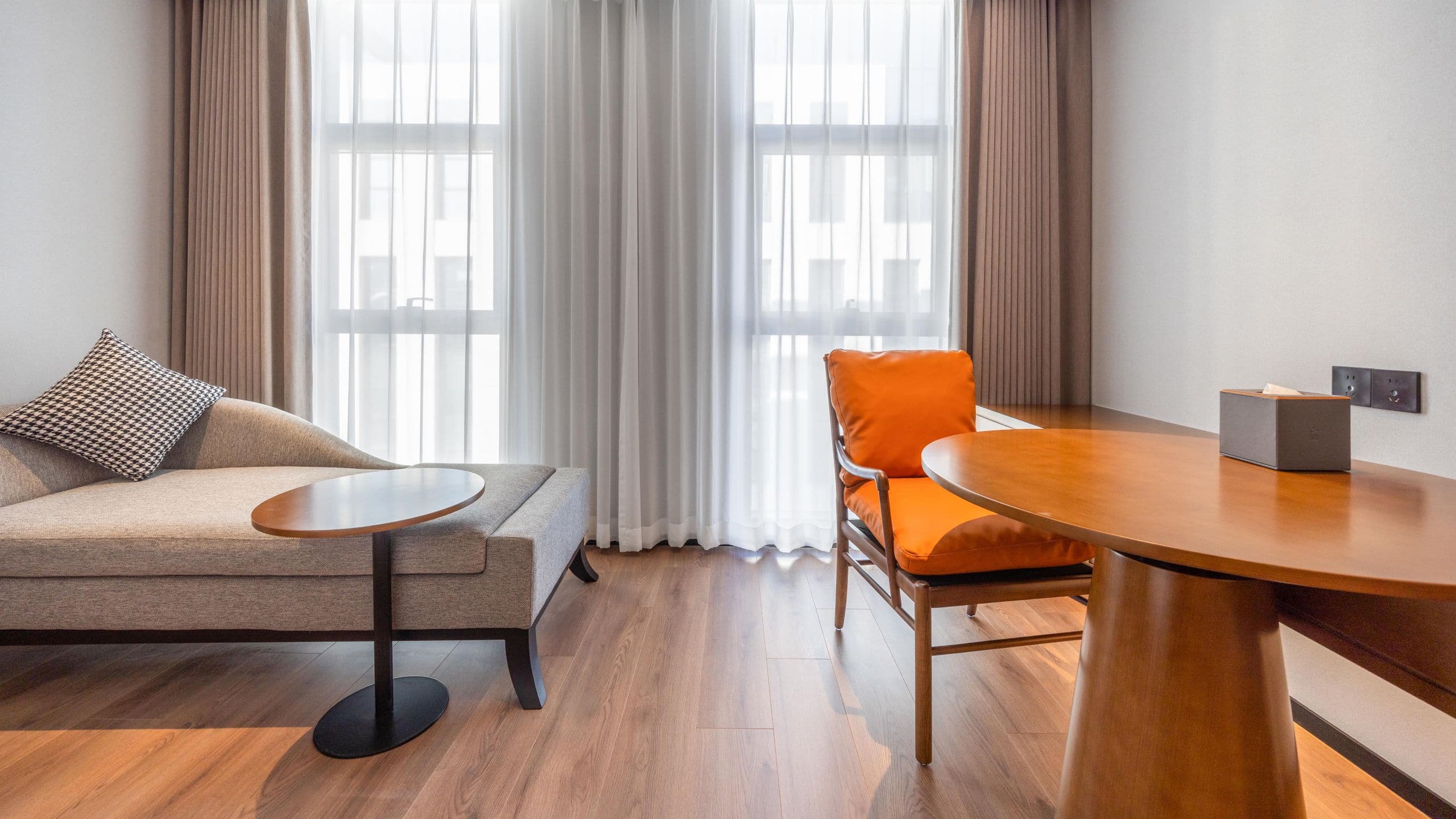 UrCove Beijing Tiantan Hospital Advanced Business Park Business Twin Sofa